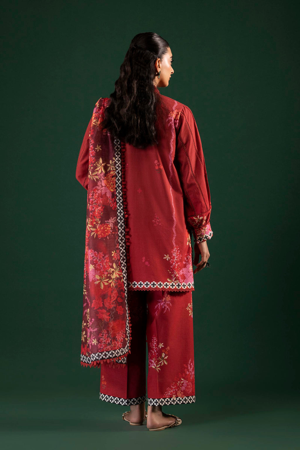 Sana Safinaz | Mahay Summer 26 | H264-010A-3AG by Sana Safinaz - Designer Dress  - Type : Ladies Clothes - Available at Libayah - 100% Original 