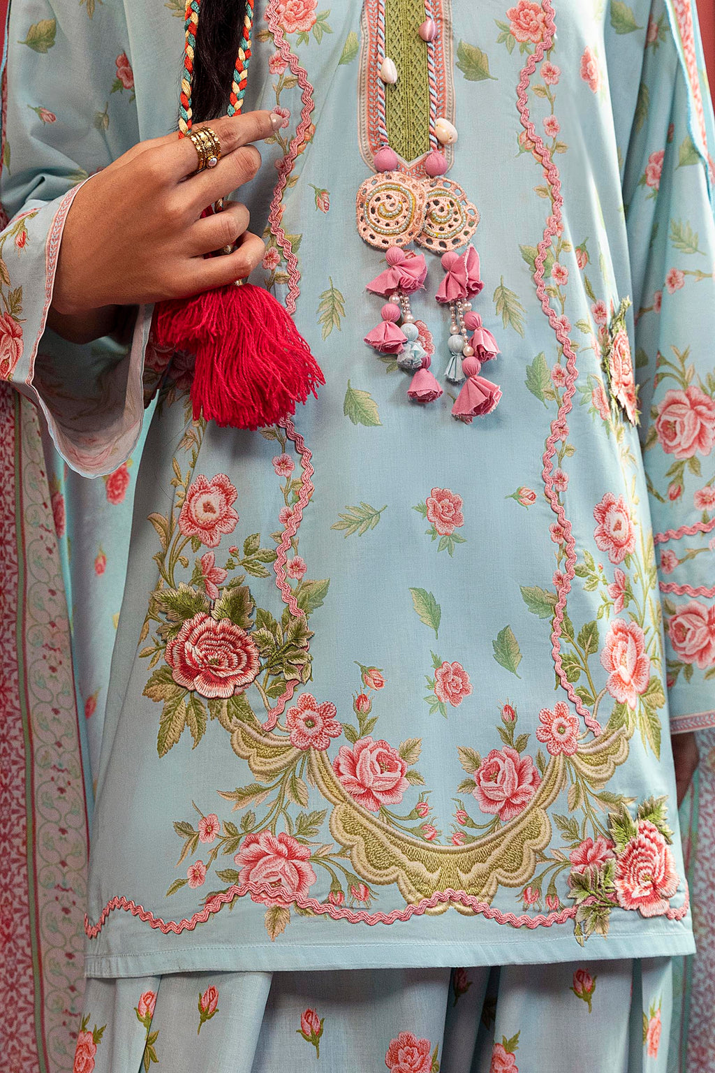 Sana Safinaz | Mahay Summer 26 |S-17 by Sana Safinaz - Designer Dress  - Type : Ladies Clothes - Available at Libayah - 100% Original 