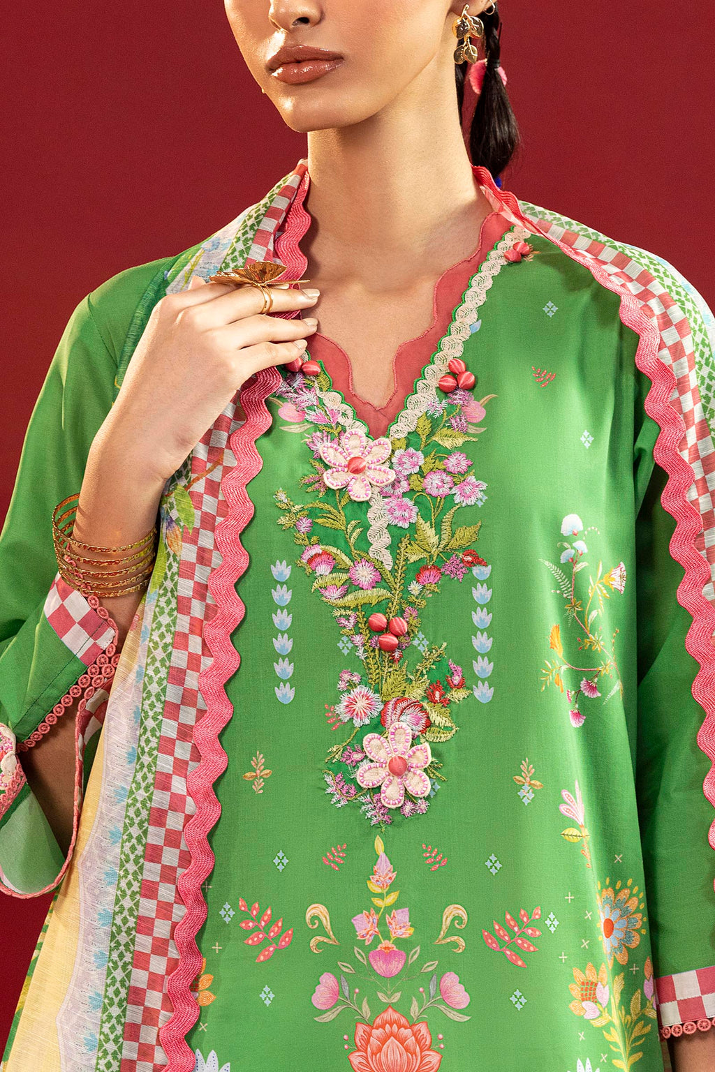Sana Safinaz | Mahay Summer 26 |S-15 by Sana Safinaz - Designer Dress  - Type : Ladies Clothes - Available at Libayah - 100% Original 