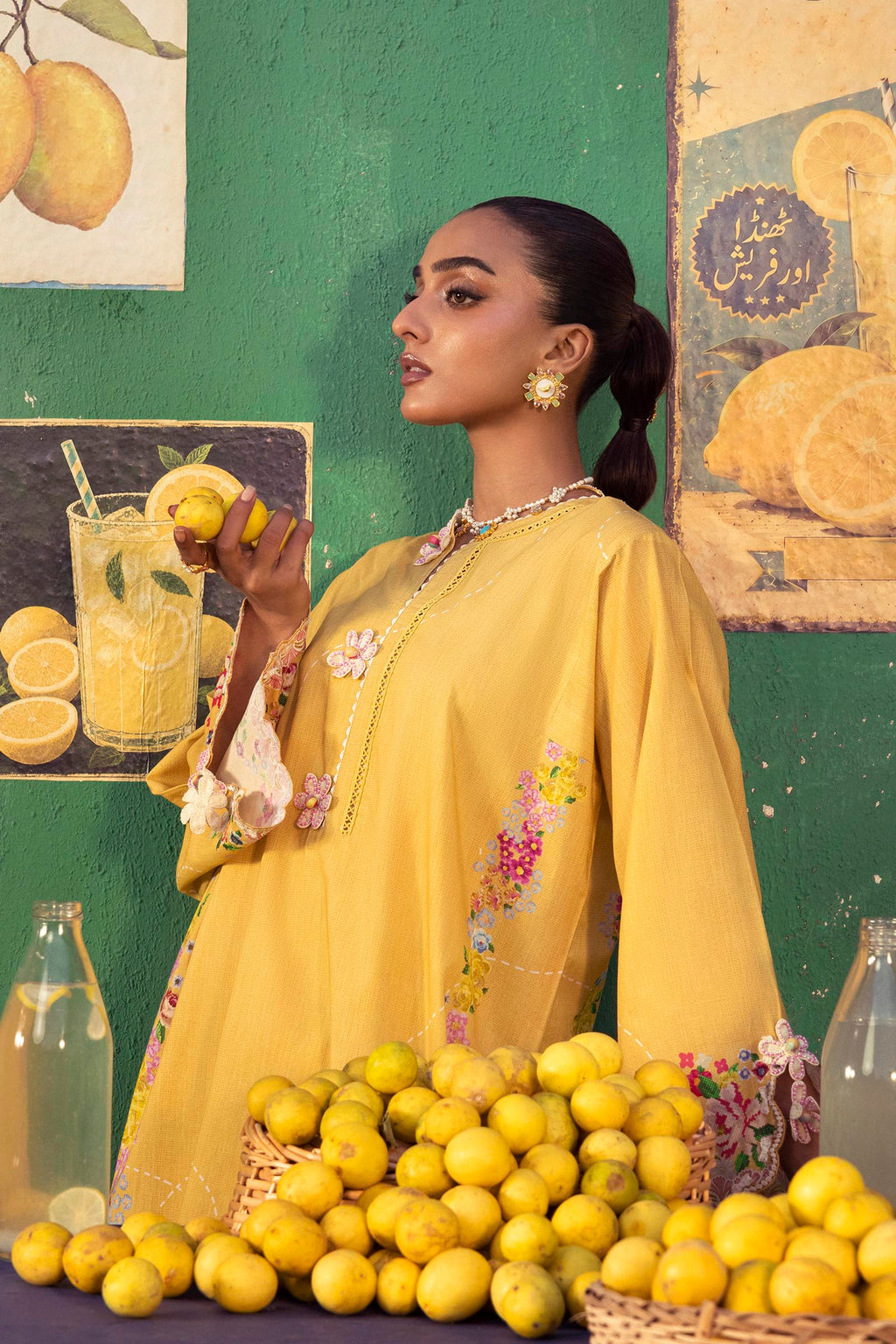 Sana Safinaz | Mahay Summer 26 |S-14 by Sana Safinaz - Designer Dress  - Type : Ladies Clothes - Available at Libayah - 100% Original 