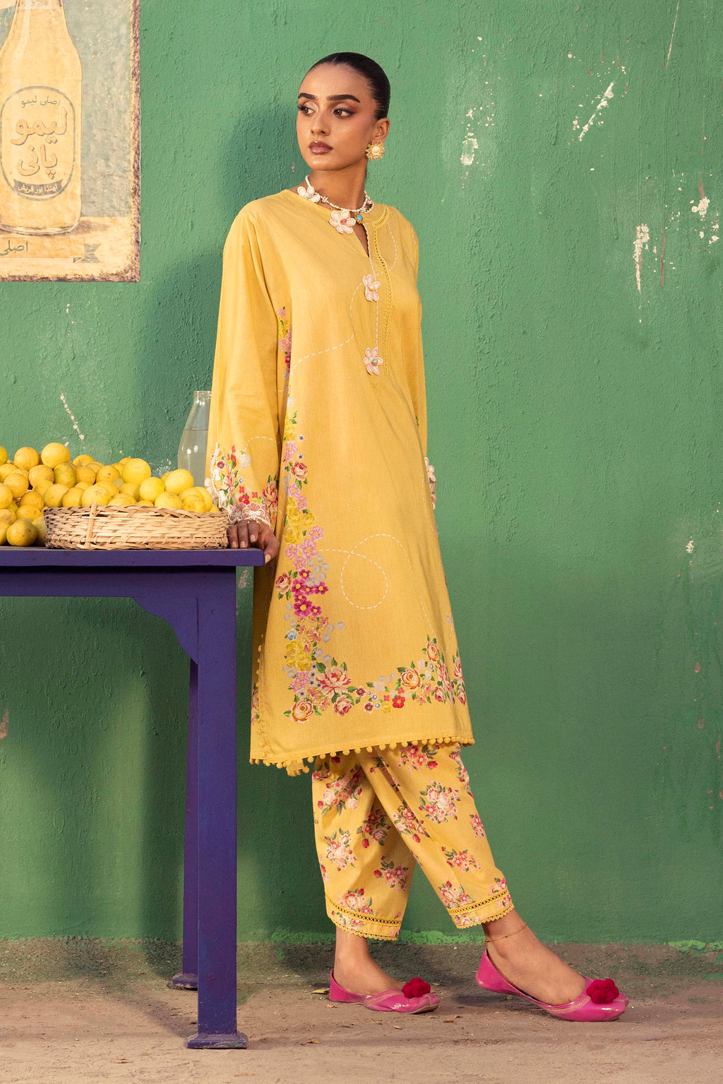 Sana Safinaz | Mahay Summer 26 |S-14 by Sana Safinaz - Designer Dress  - Type : Ladies Clothes - Available at Libayah - 100% Original 