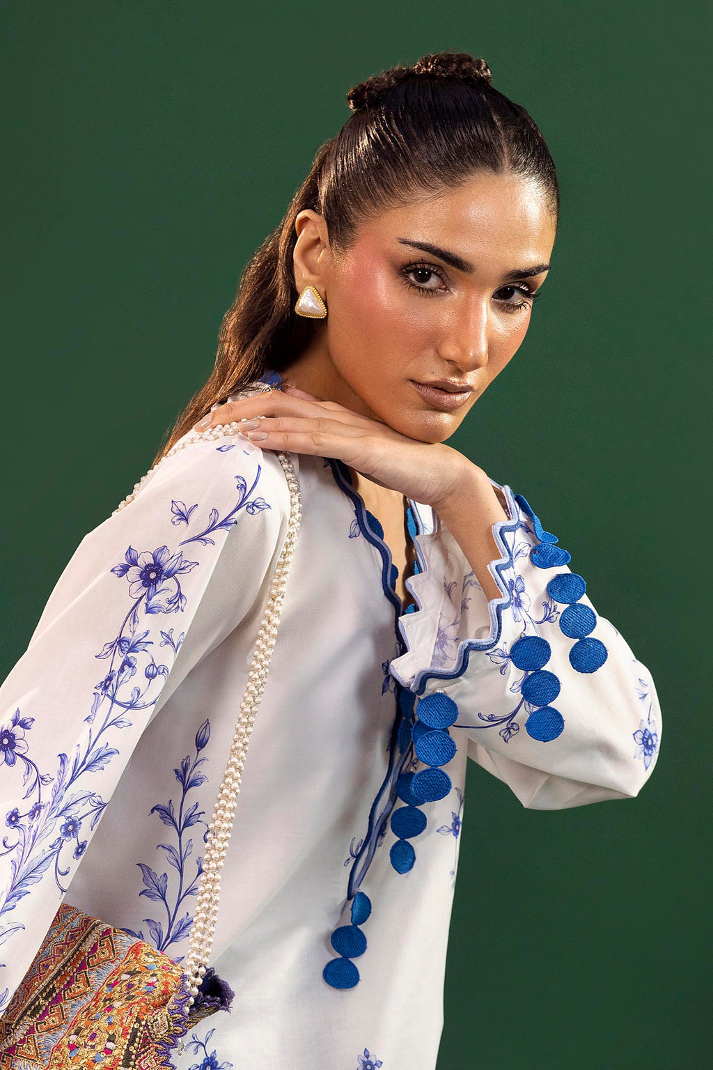 Sana Safinaz | Mahay Summer 26 |S-12 by Sana Safinaz - Designer Dress  - Type : Ladies Clothes - Available at Libayah - 100% Original 