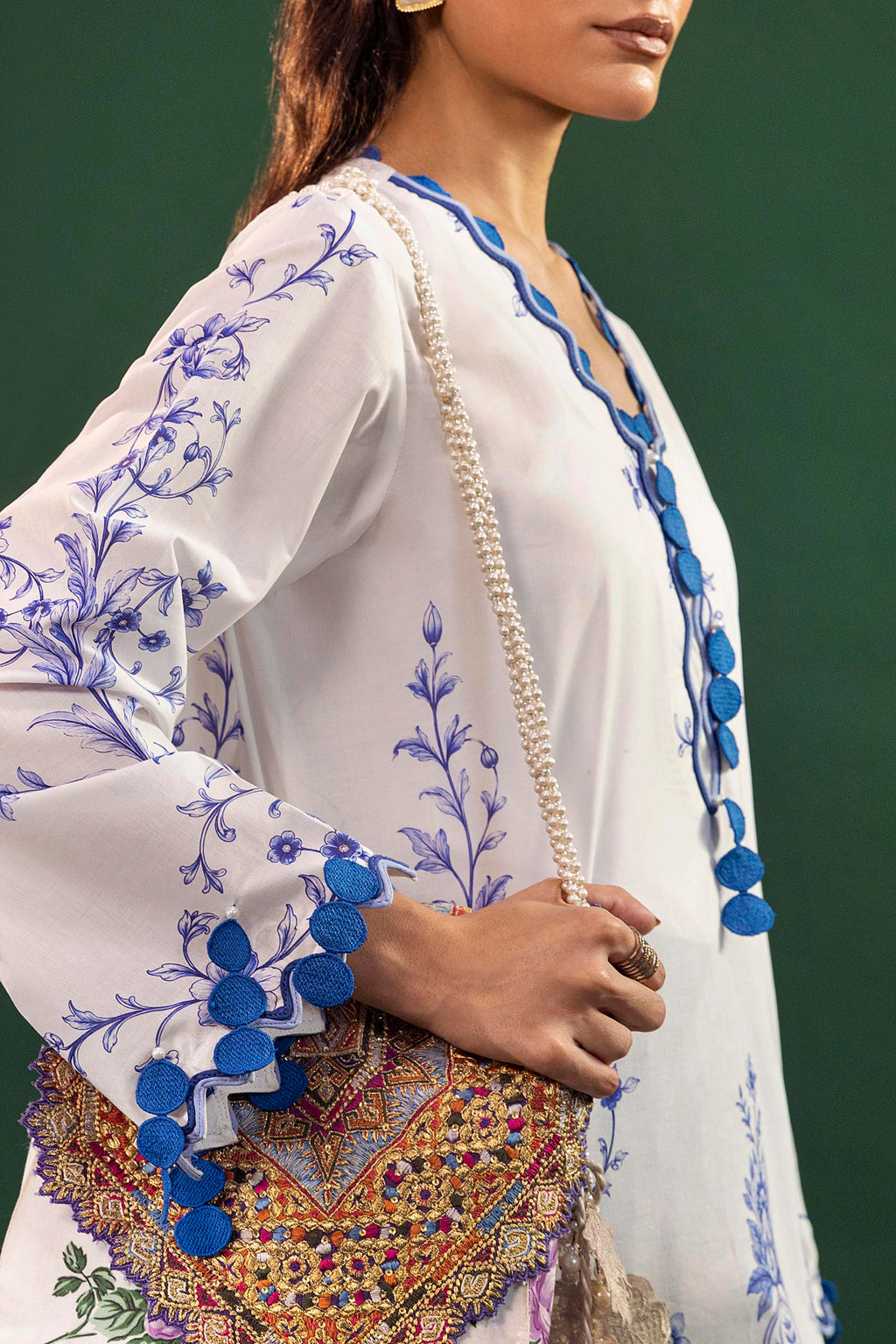Sana Safinaz | Mahay Summer 26 |S-12 by Sana Safinaz - Designer Dress  - Type : Ladies Clothes - Available at Libayah - 100% Original 