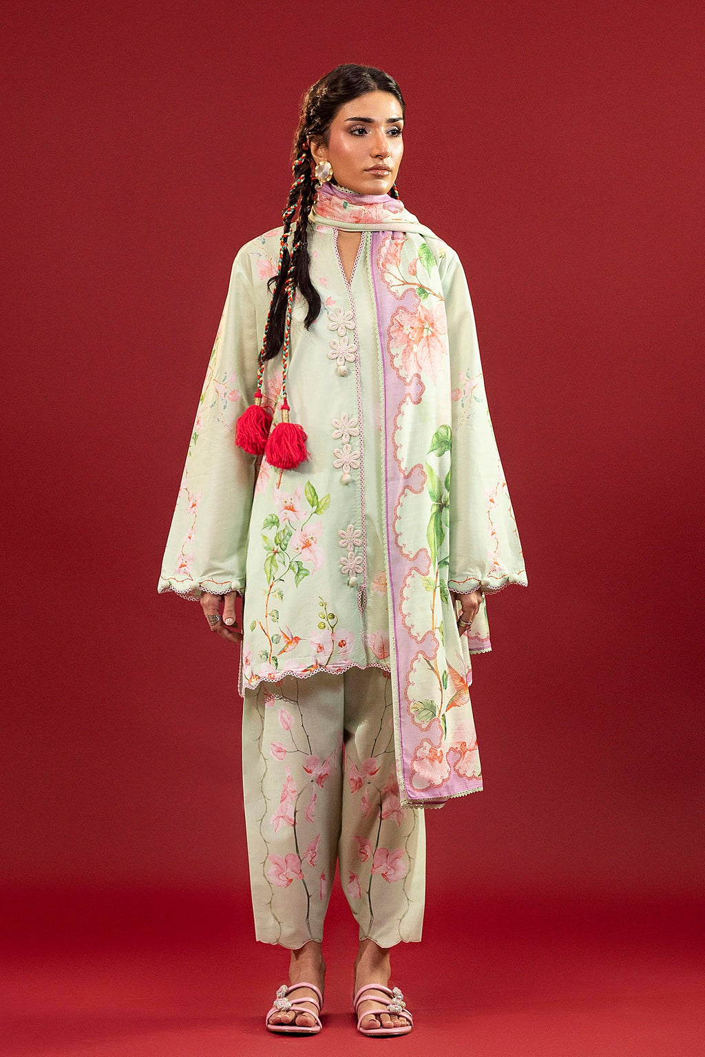 Sana Safinaz | Mahay Summer 26 |S-11 by Sana Safinaz - Designer Dress  - Type : Ladies Clothes - Available at Libayah - 100% Original 