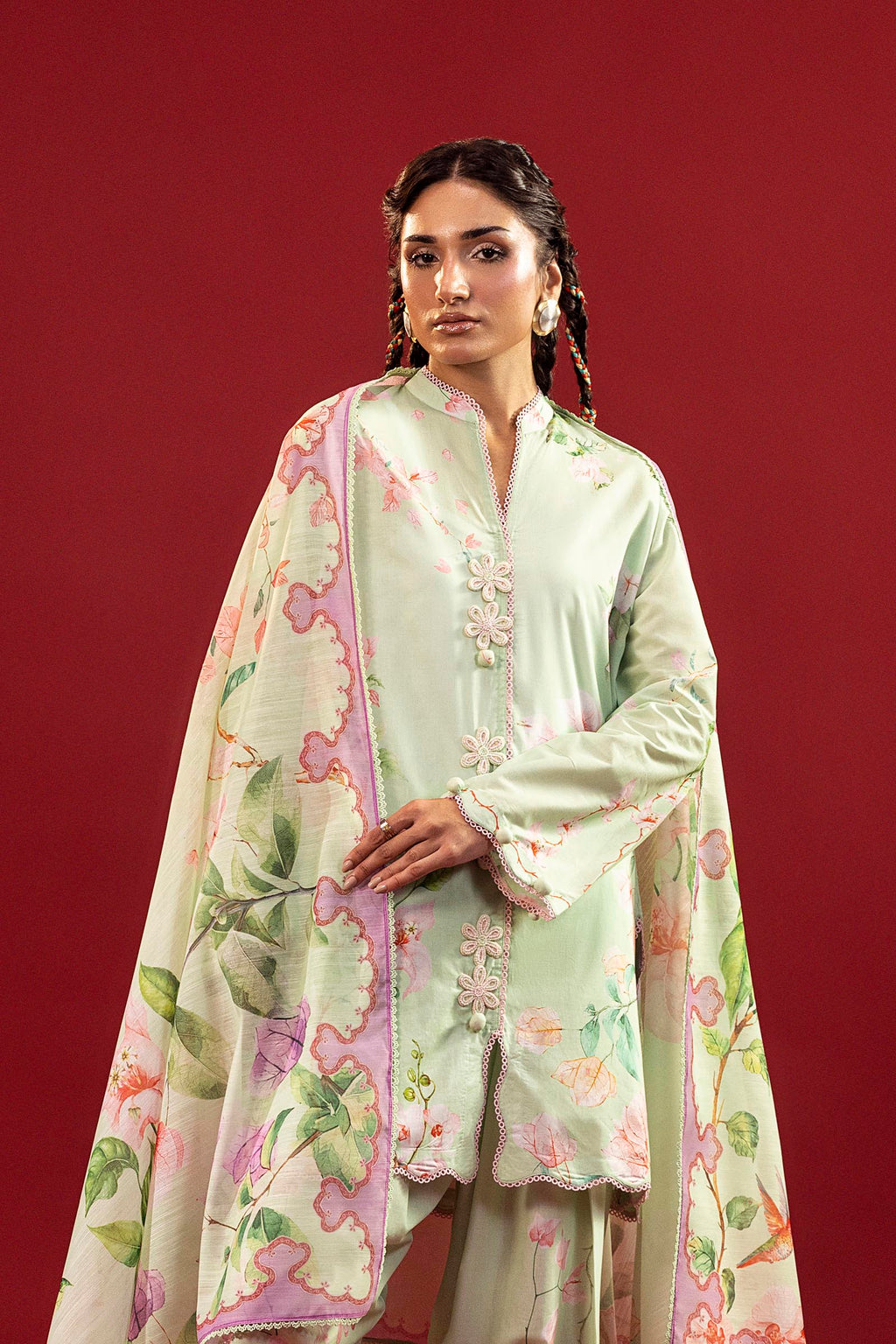 Sana Safinaz | Mahay Summer 26 |S-11 by Sana Safinaz - Designer Dress  - Type : Ladies Clothes - Available at Libayah - 100% Original 