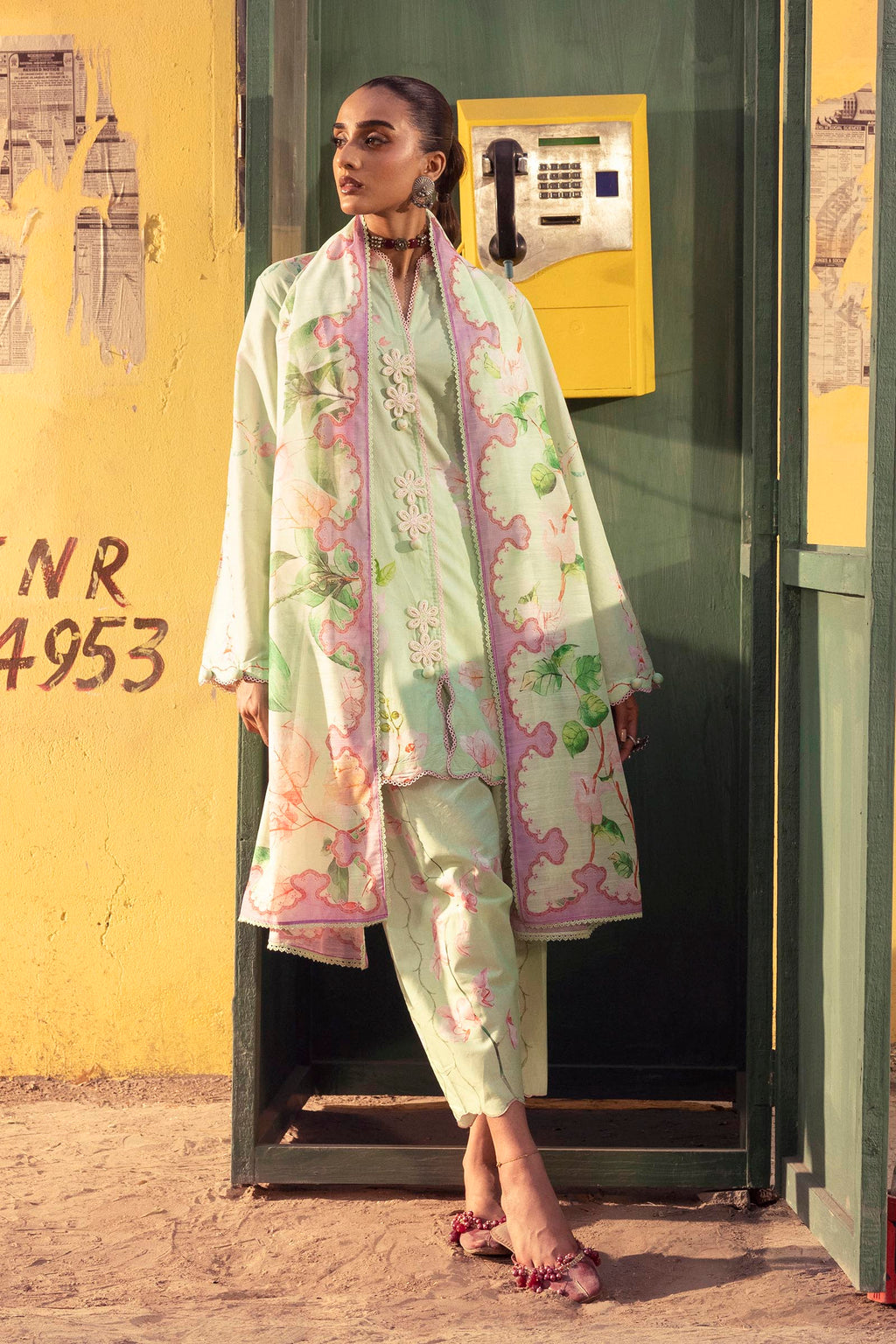 Sana Safinaz | Mahay Summer 26 |S-11 by Sana Safinaz - Designer Dress  - Type : Ladies Clothes - Available at Libayah - 100% Original 