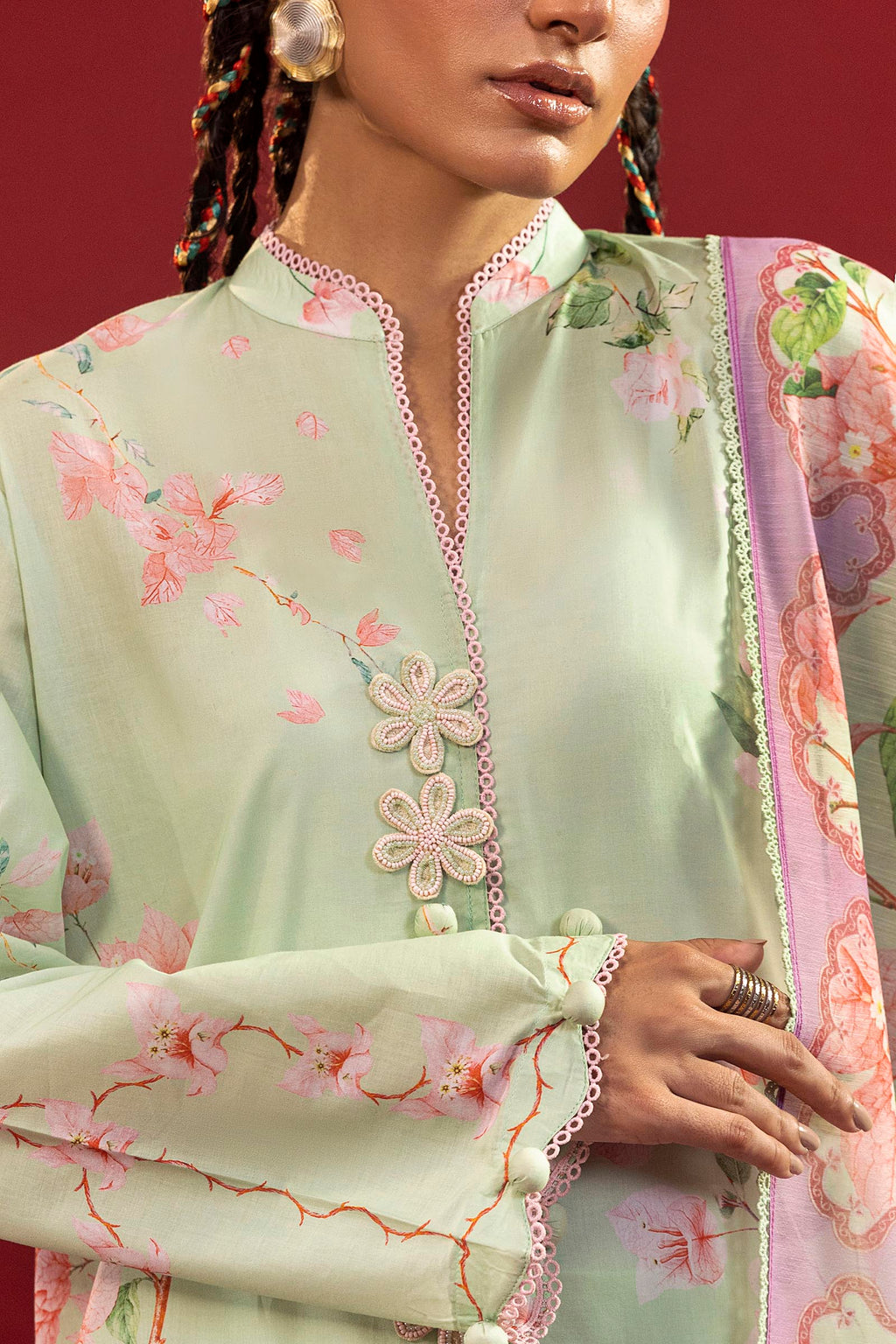 Sana Safinaz | Mahay Summer 26 |S-11 by Sana Safinaz - Designer Dress  - Type : Ladies Clothes - Available at Libayah - 100% Original 