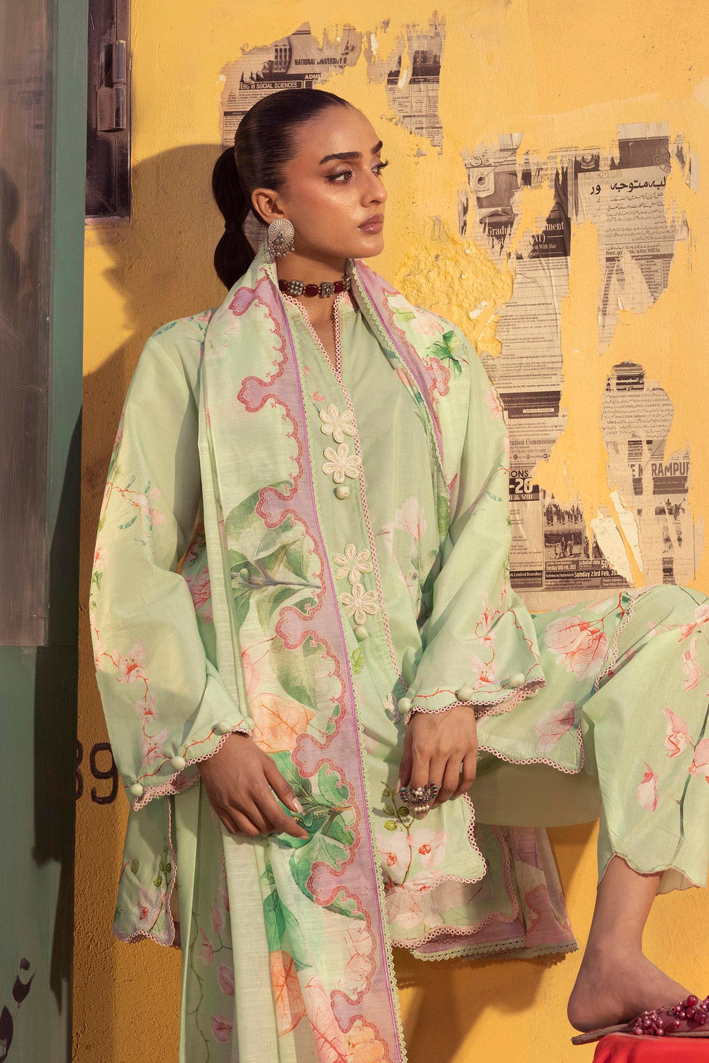 Sana Safinaz | Mahay Summer 26 |S-11 by Sana Safinaz - Designer Dress  - Type : Ladies Clothes - Available at Libayah - 100% Original 