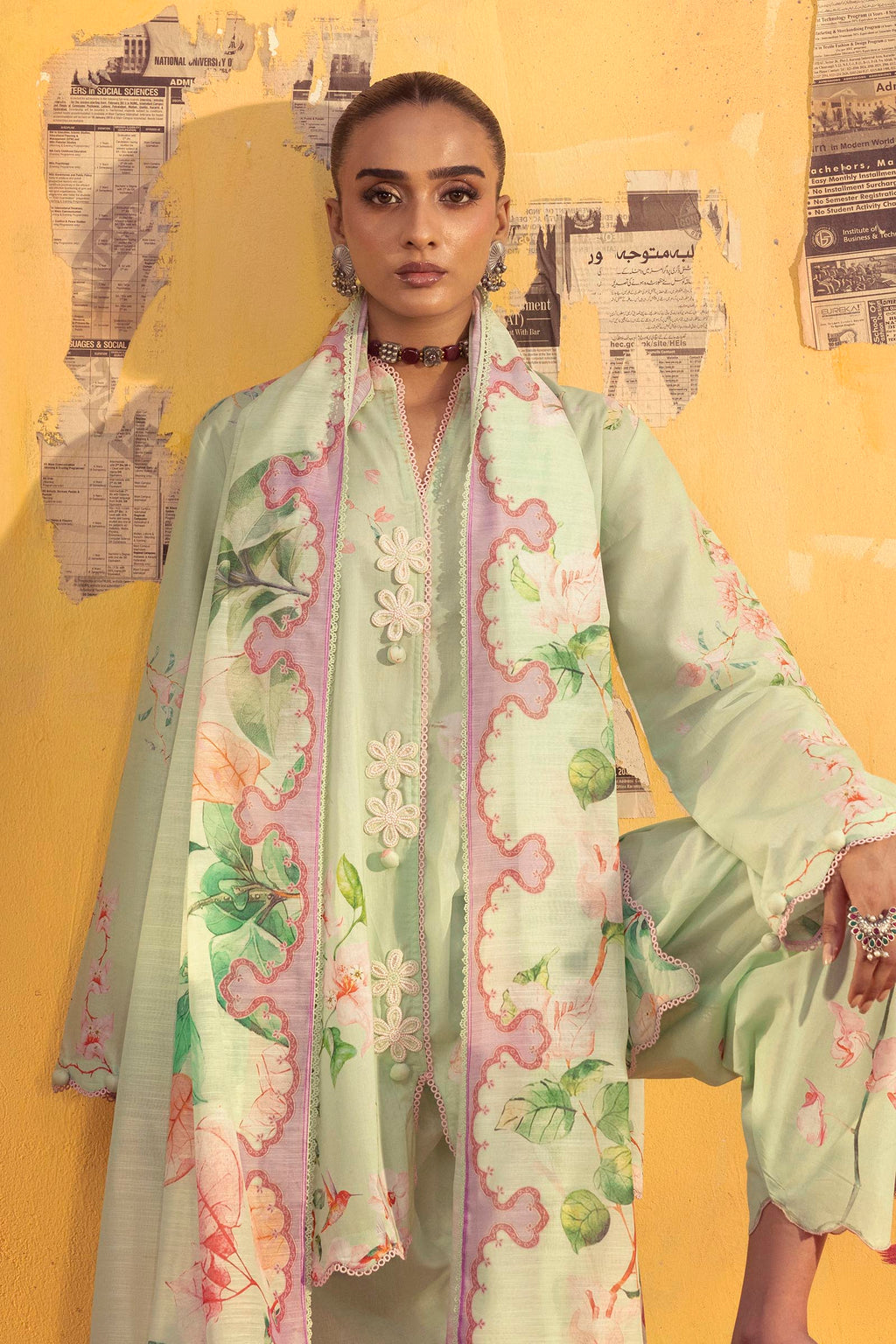 Sana Safinaz | Mahay Summer 26 |S-11 by Sana Safinaz - Designer Dress  - Type : Ladies Clothes - Available at Libayah - 100% Original 