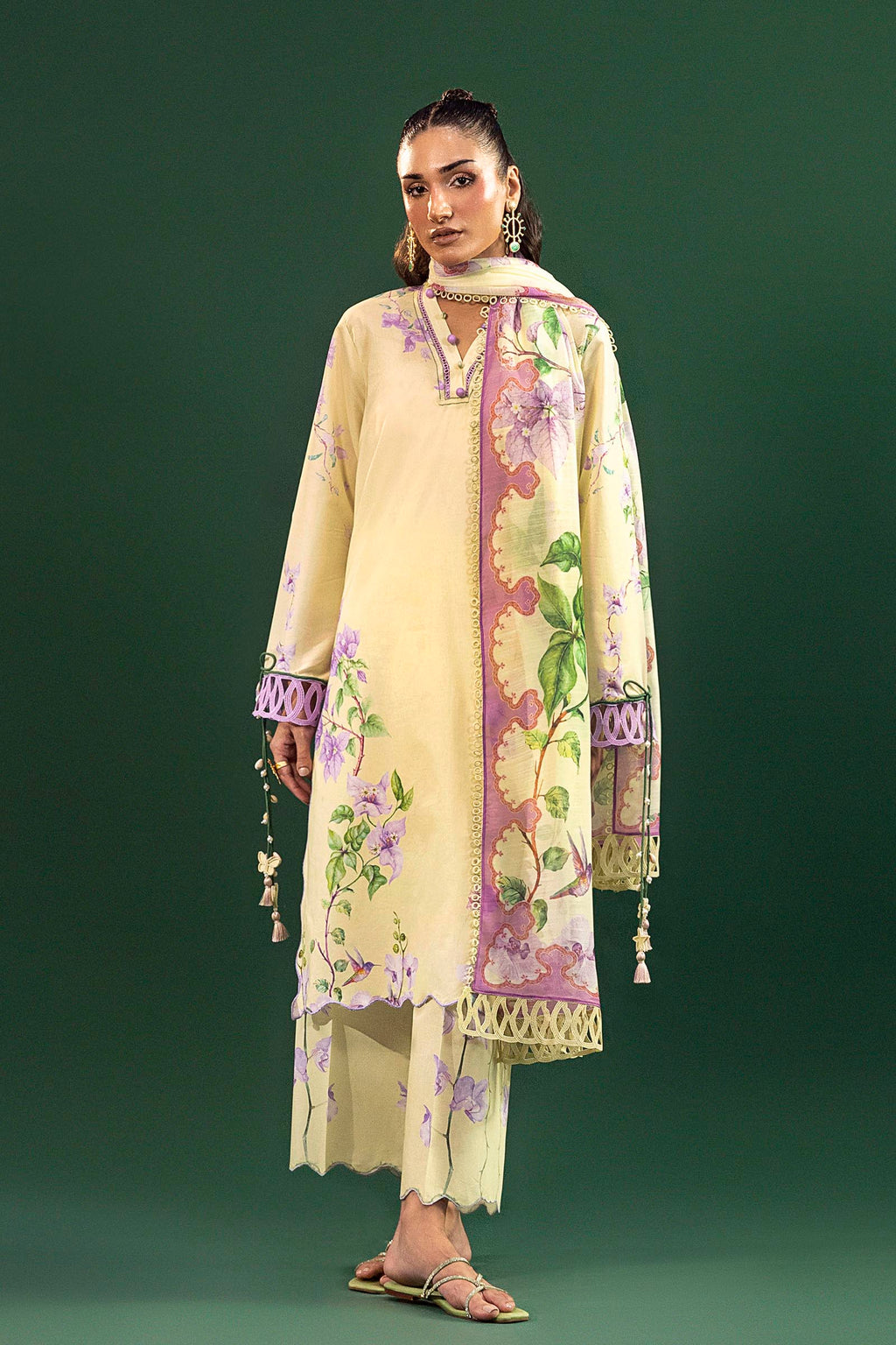 Sana Safinaz | Mahay Summer 26 |S-10 by Sana Safinaz - Designer Dress  - Type : Ladies Clothes - Available at Libayah - 100% Original 