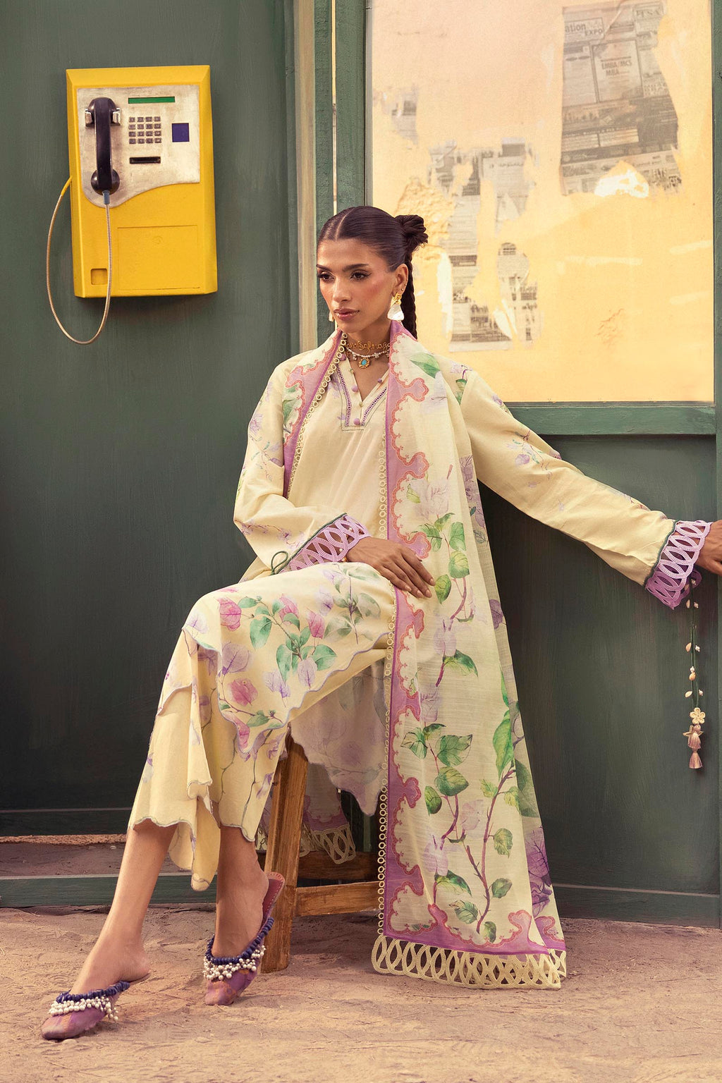 Sana Safinaz | Mahay Summer 26 |S-10 by Sana Safinaz - Designer Dress  - Type : Ladies Clothes - Available at Libayah - 100% Original 