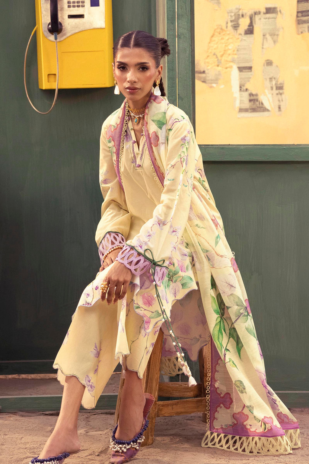 Sana Safinaz | Mahay Summer 26 |S-10 by Sana Safinaz - Designer Dress  - Type : Ladies Clothes - Available at Libayah - 100% Original 