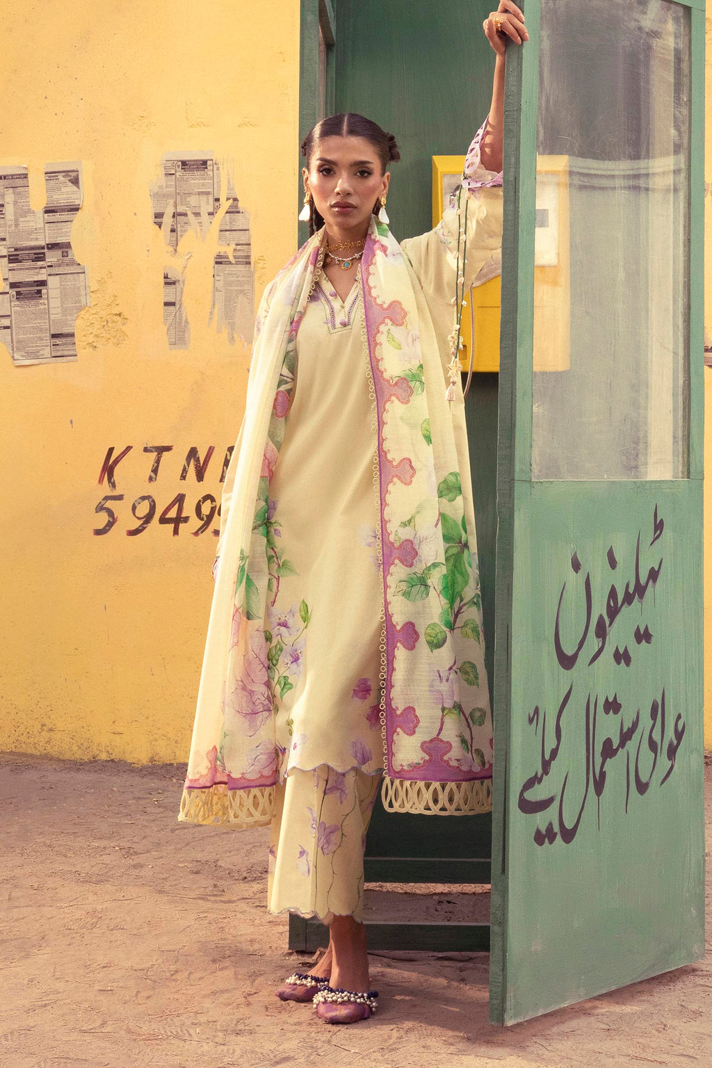 Sana Safinaz | Mahay Summer 26 |S-10 by Sana Safinaz - Designer Dress  - Type : Ladies Clothes - Available at Libayah - 100% Original 