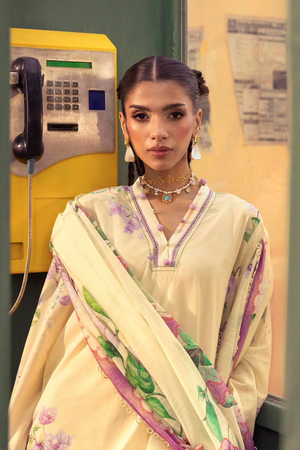 Sana Safinaz | Mahay Summer 26 |S-10 by Sana Safinaz - Designer Dress  - Type : Ladies Clothes - Available at Libayah - 100% Original 