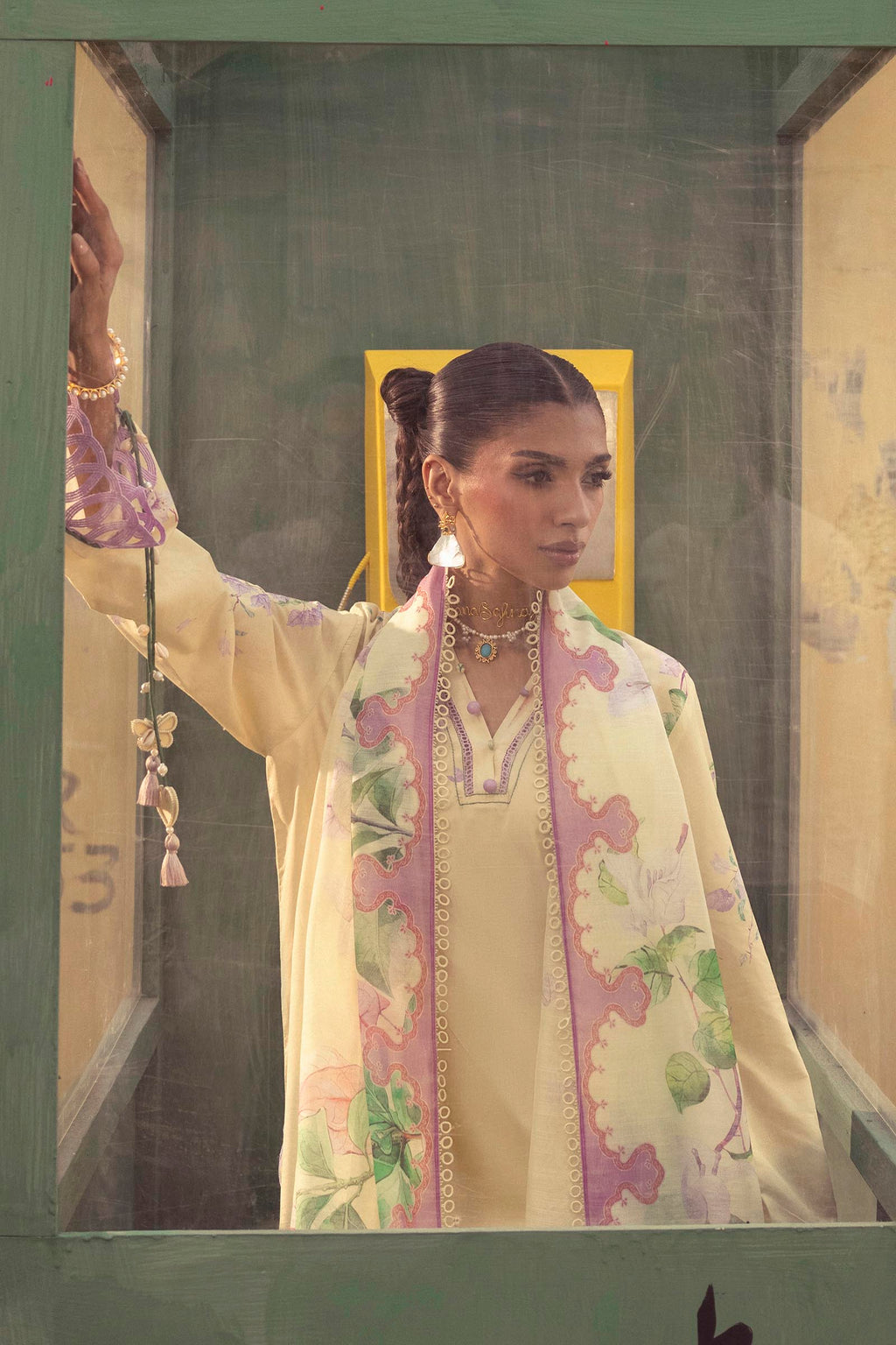 Sana Safinaz | Mahay Summer 26 |S-10 by Sana Safinaz - Designer Dress  - Type : Ladies Clothes - Available at Libayah - 100% Original 