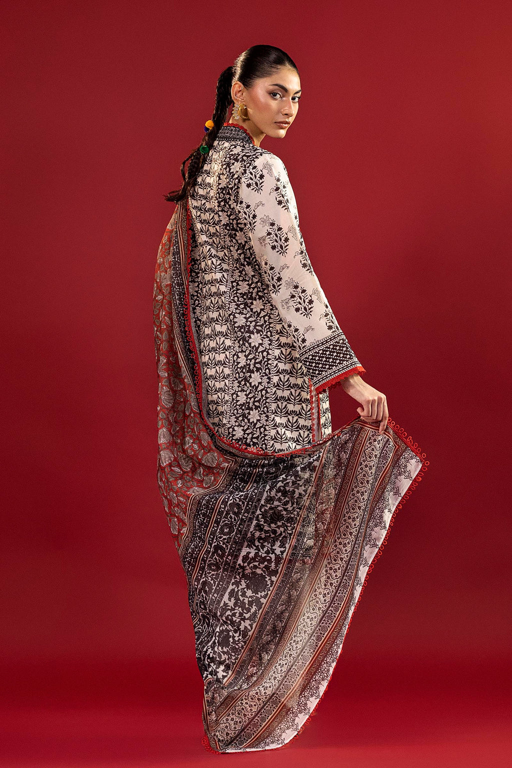 Sana Safinaz | Mahay Summer 26 |S-09 by Sana Safinaz - Designer Dress  - Type : Ladies Clothes - Available at Libayah - 100% Original 