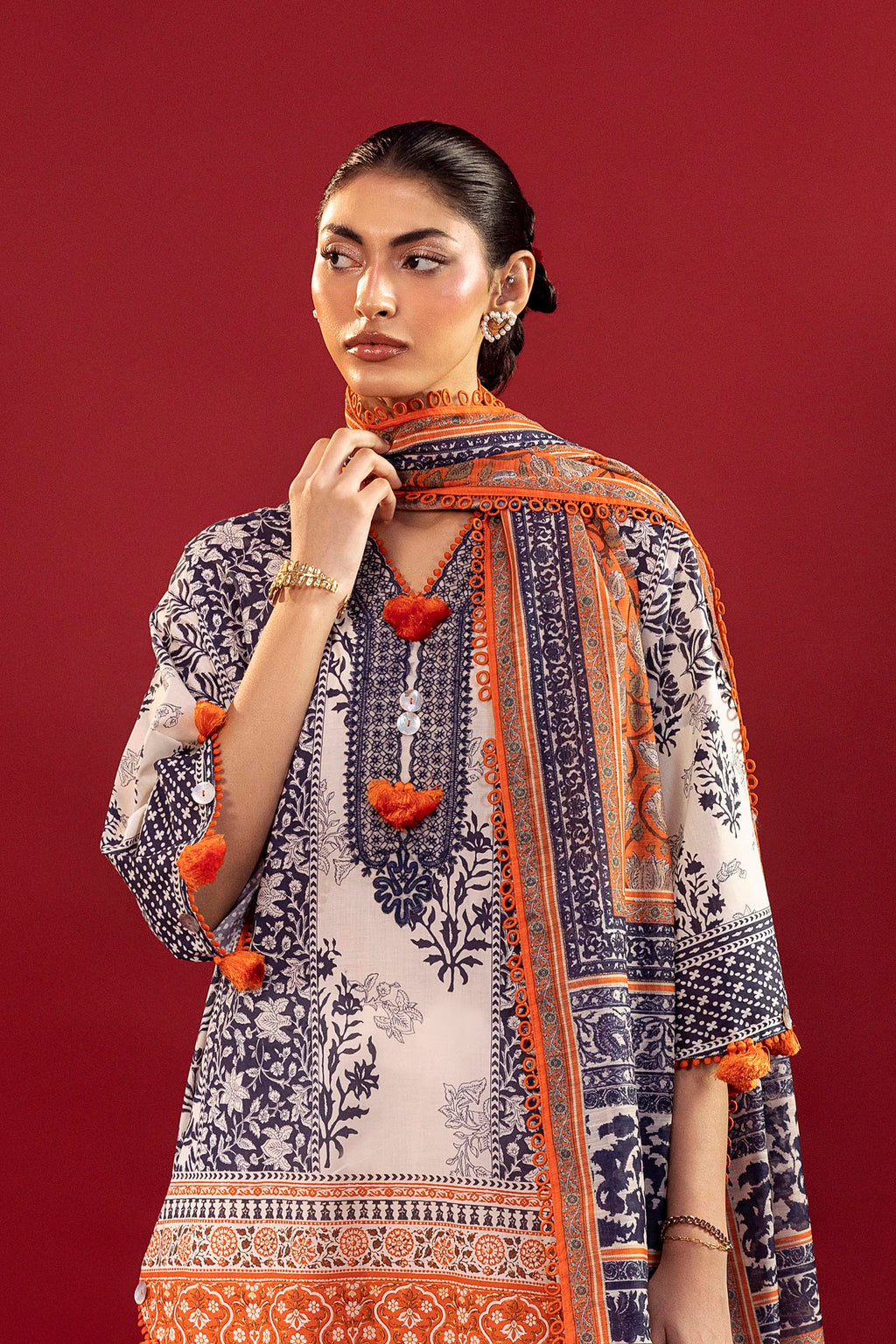 Sana Safinaz | Mahay Summer 26 |S-08 by Sana Safinaz - Designer Dress  - Type : Ladies Clothes - Available at Libayah - 100% Original 