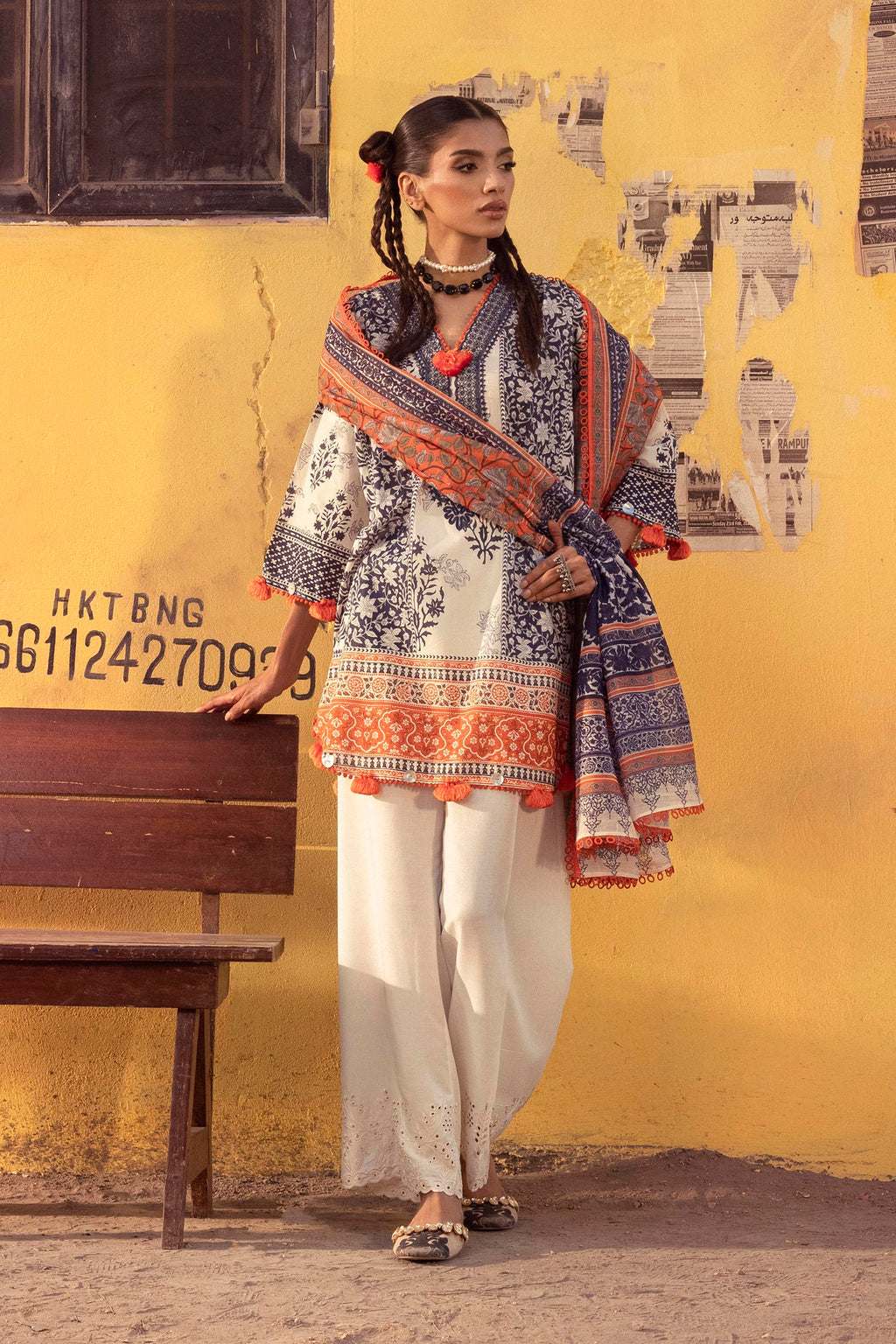 Sana Safinaz | Mahay Summer 26 |S-08 by Sana Safinaz - Designer Dress  - Type : Ladies Clothes - Available at Libayah - 100% Original 