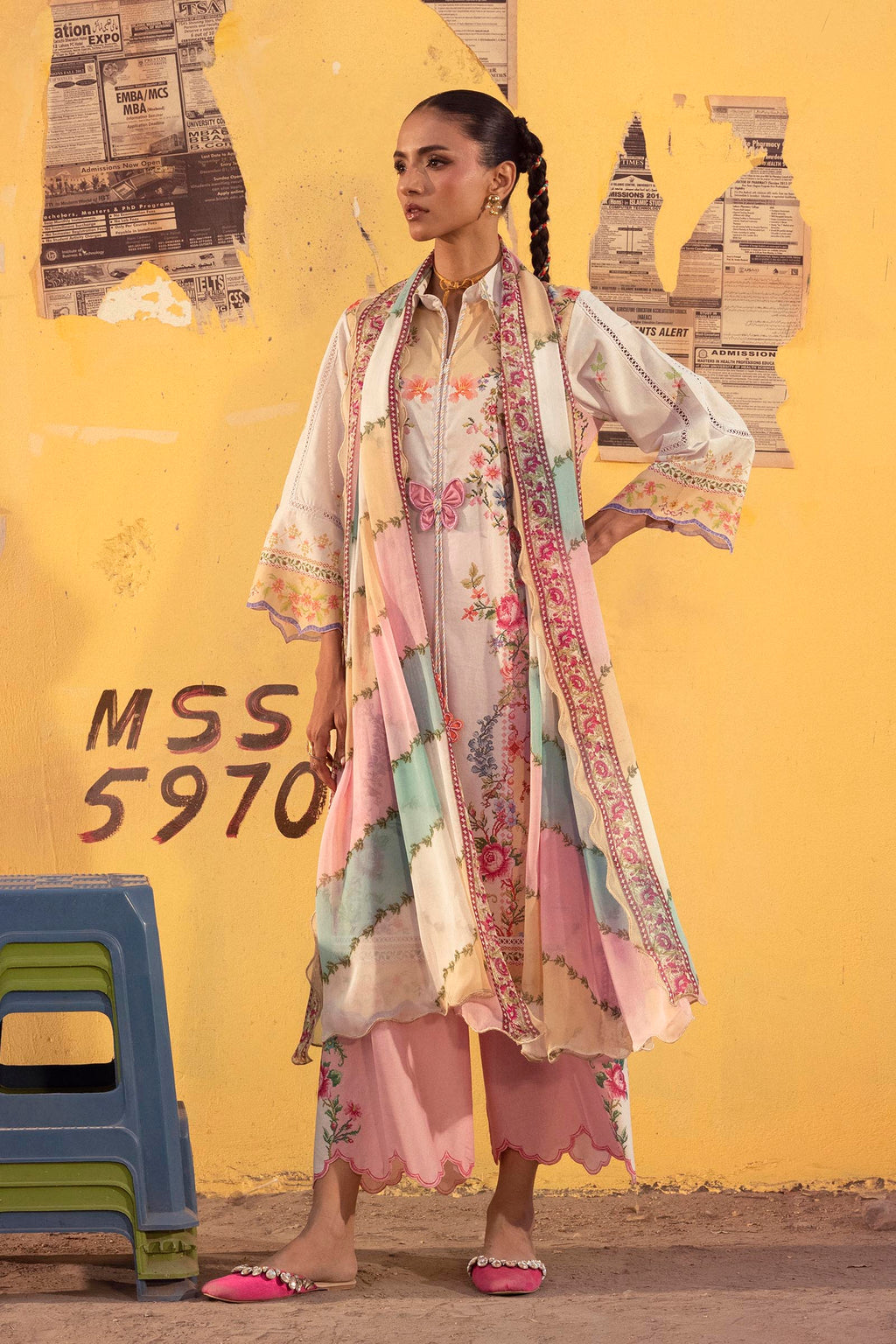 Sana Safinaz | Mahay Summer 26 |S-06 by Sana Safinaz - Designer Dress  - Type : Ladies Clothes - Available at Libayah - 100% Original 