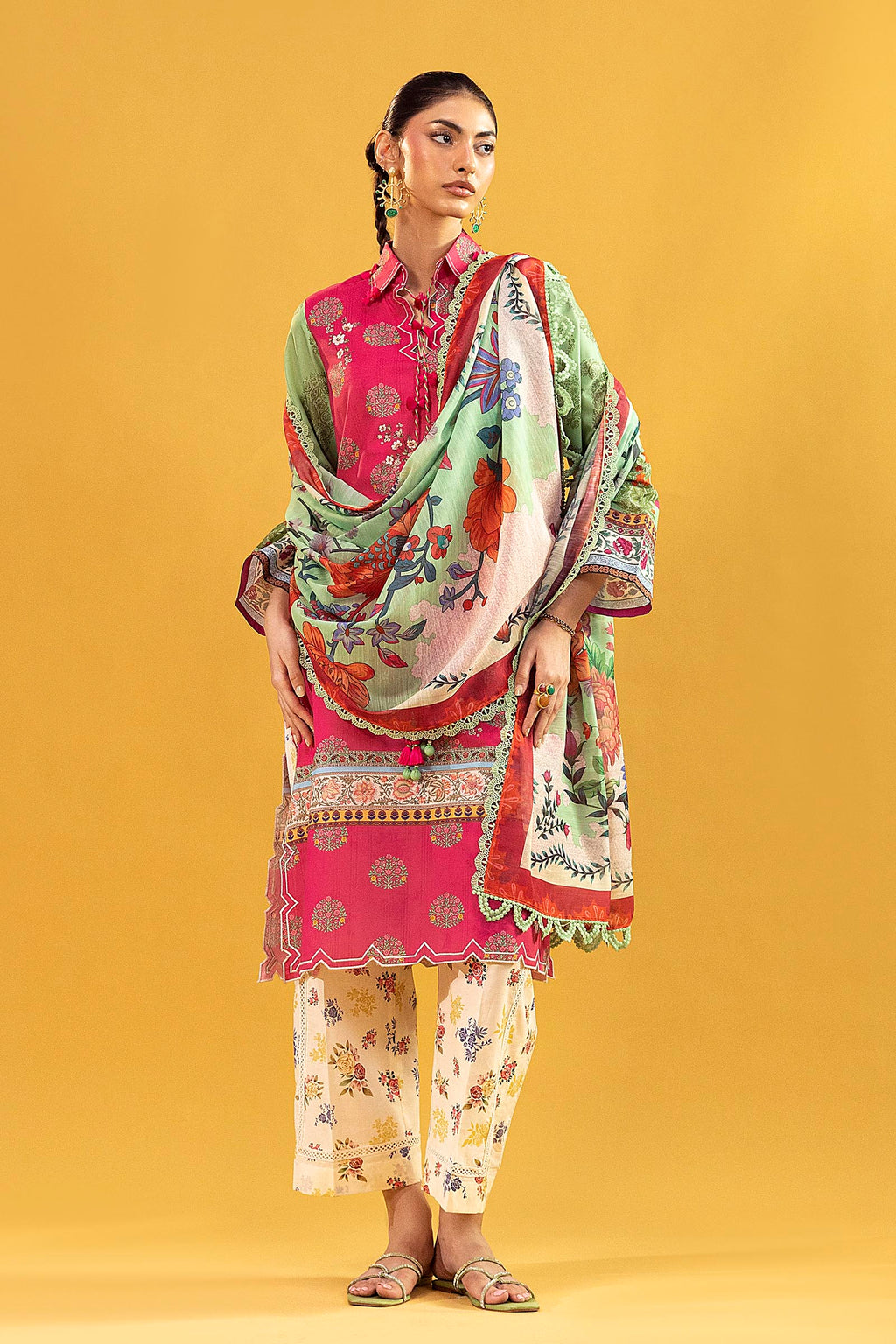 Sana Safinaz | Mahay Summer 26 |S-05 by Sana Safinaz - Designer Dress  - Type : Ladies Clothes - Available at Libayah - 100% Original 