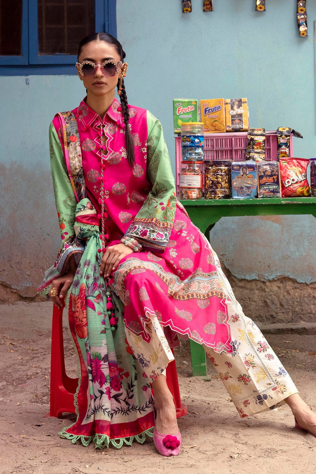 Sana Safinaz | Mahay Summer 26 |S-05 by Sana Safinaz - Designer Dress  - Type : Ladies Clothes - Available at Libayah - 100% Original 