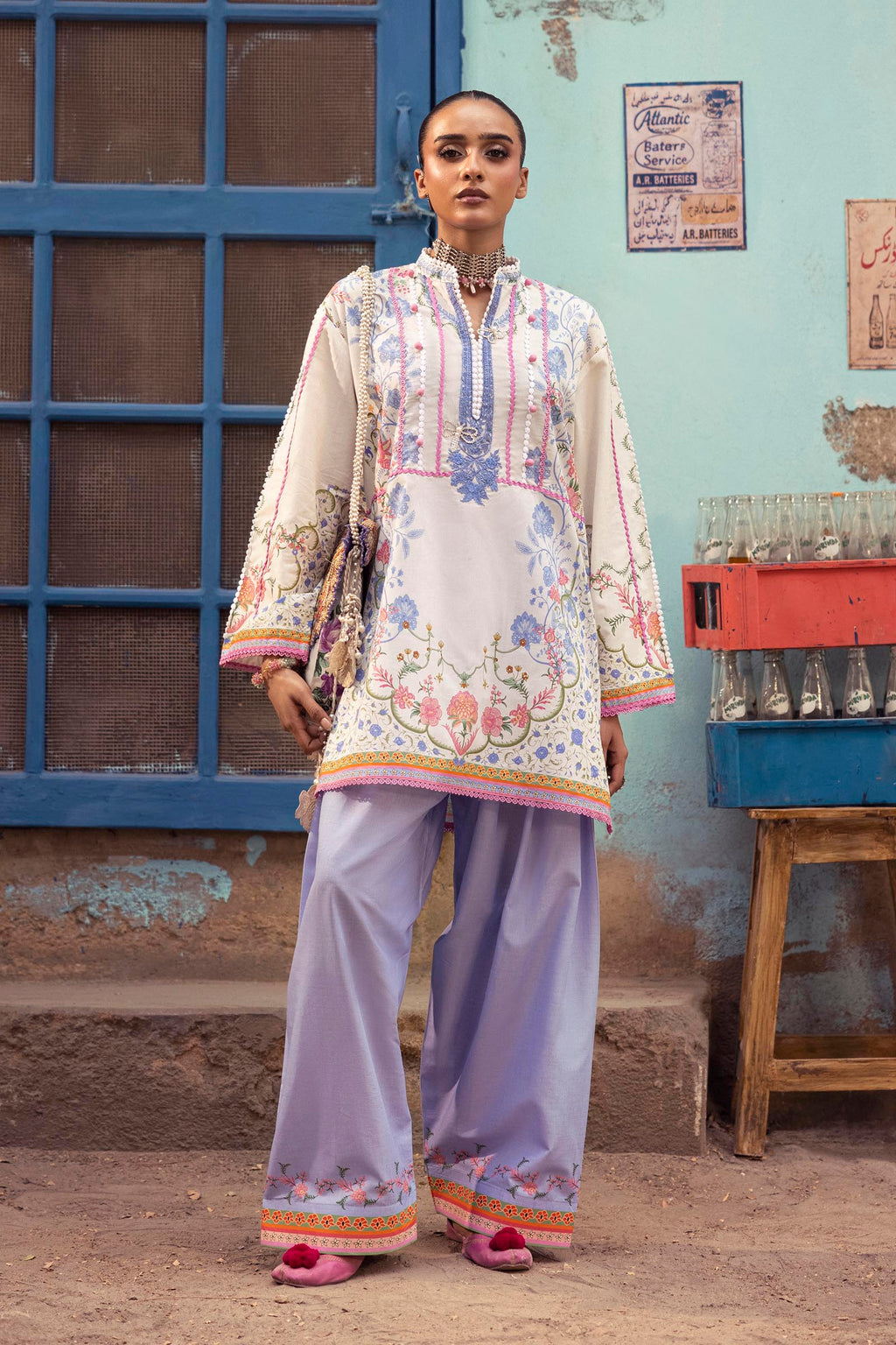 Sana Safinaz | Mahay Summer 26 |S-04 by Sana Safinaz - Designer Dress  - Type : Ladies Clothes - Available at Libayah - 100% Original 