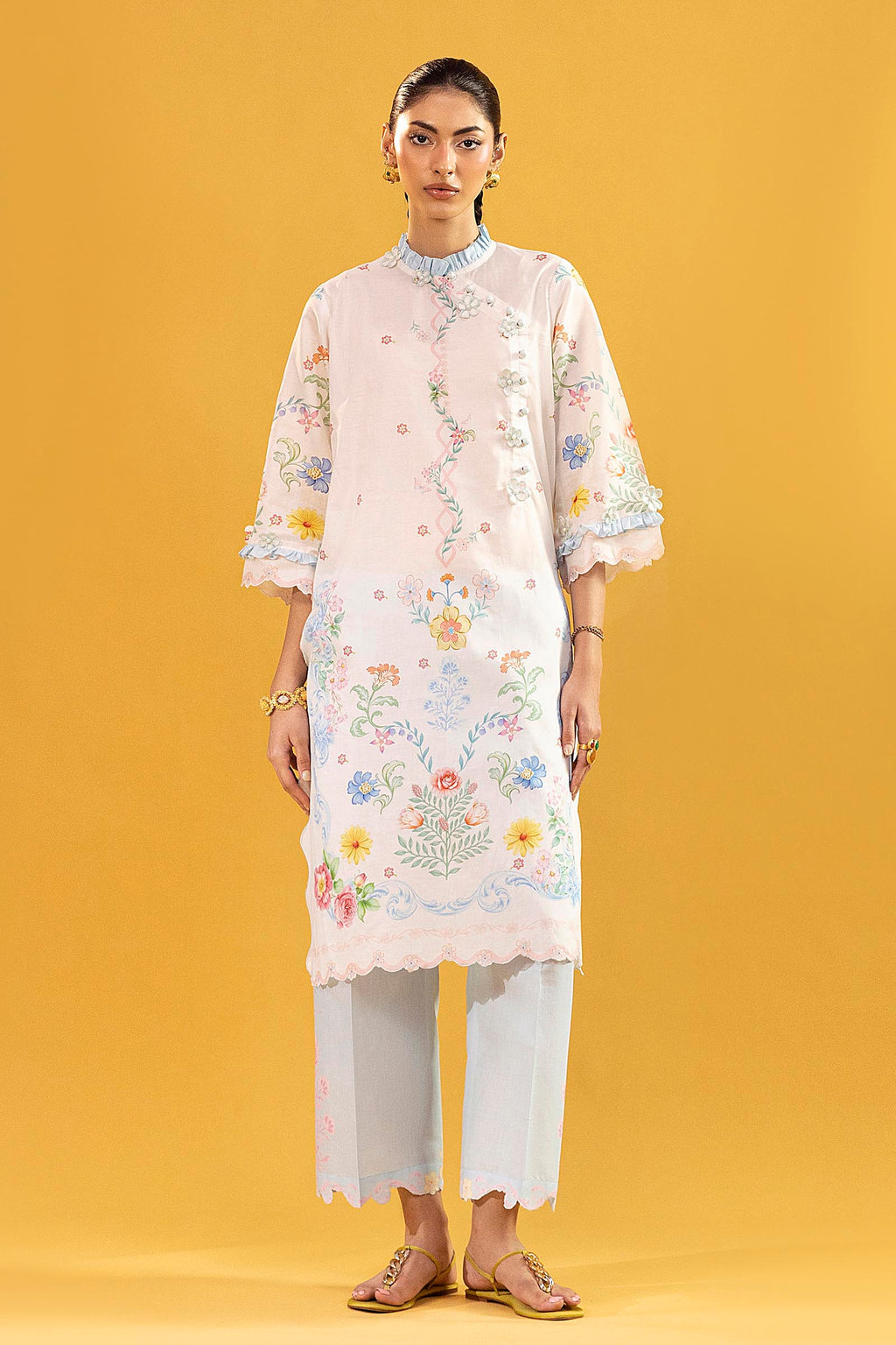 Sana Safinaz | Mahay Summer 26 |S-02 by Sana Safinaz - Designer Dress  - Type : Ladies Clothes - Available at Libayah - 100% Original 