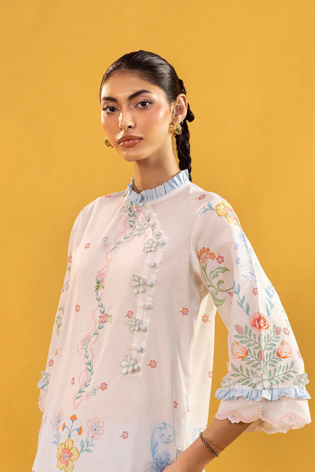 Sana Safinaz | Mahay Summer 26 |S-02 by Sana Safinaz - Designer Dress  - Type : Ladies Clothes - Available at Libayah - 100% Original 