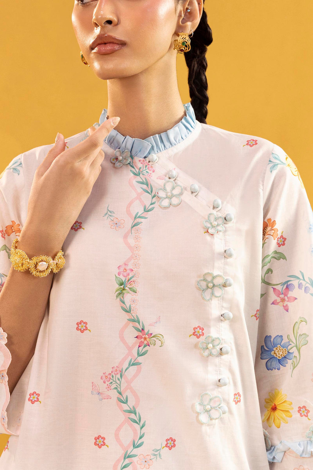 Sana Safinaz | Mahay Summer 26 |S-02 by Sana Safinaz - Designer Dress  - Type : Ladies Clothes - Available at Libayah - 100% Original 