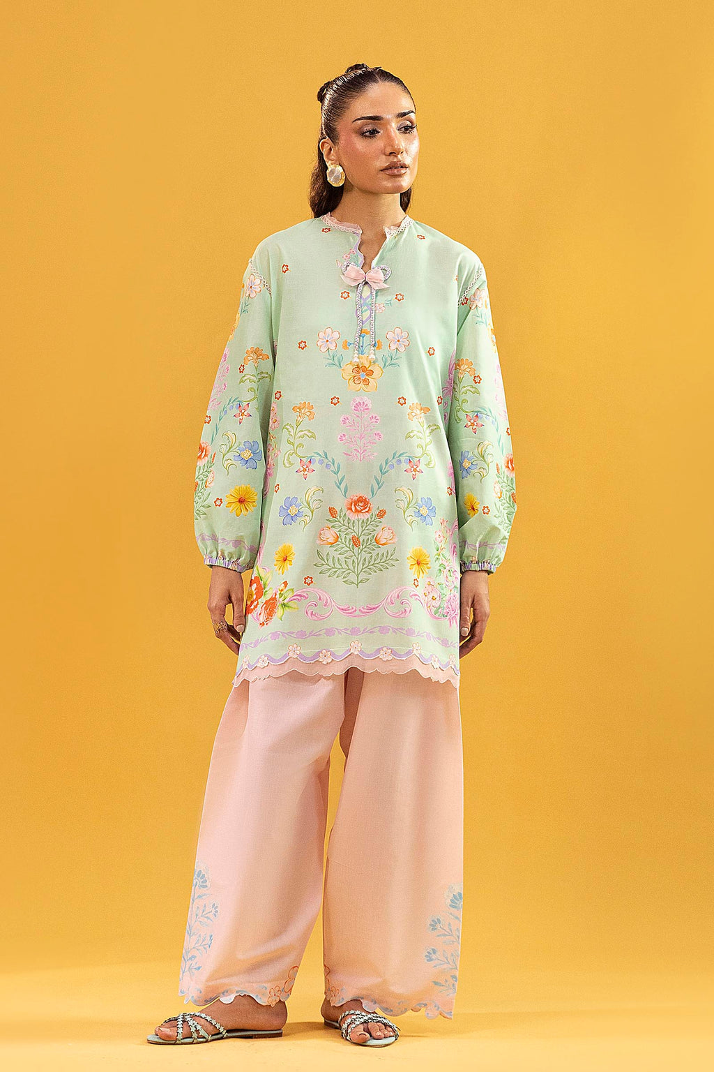 Sana Safinaz | Mahay Summer 26 |S-01 by Sana Safinaz - Designer Dress  - Type : Ladies Clothes - Available at Libayah - 100% Original 
