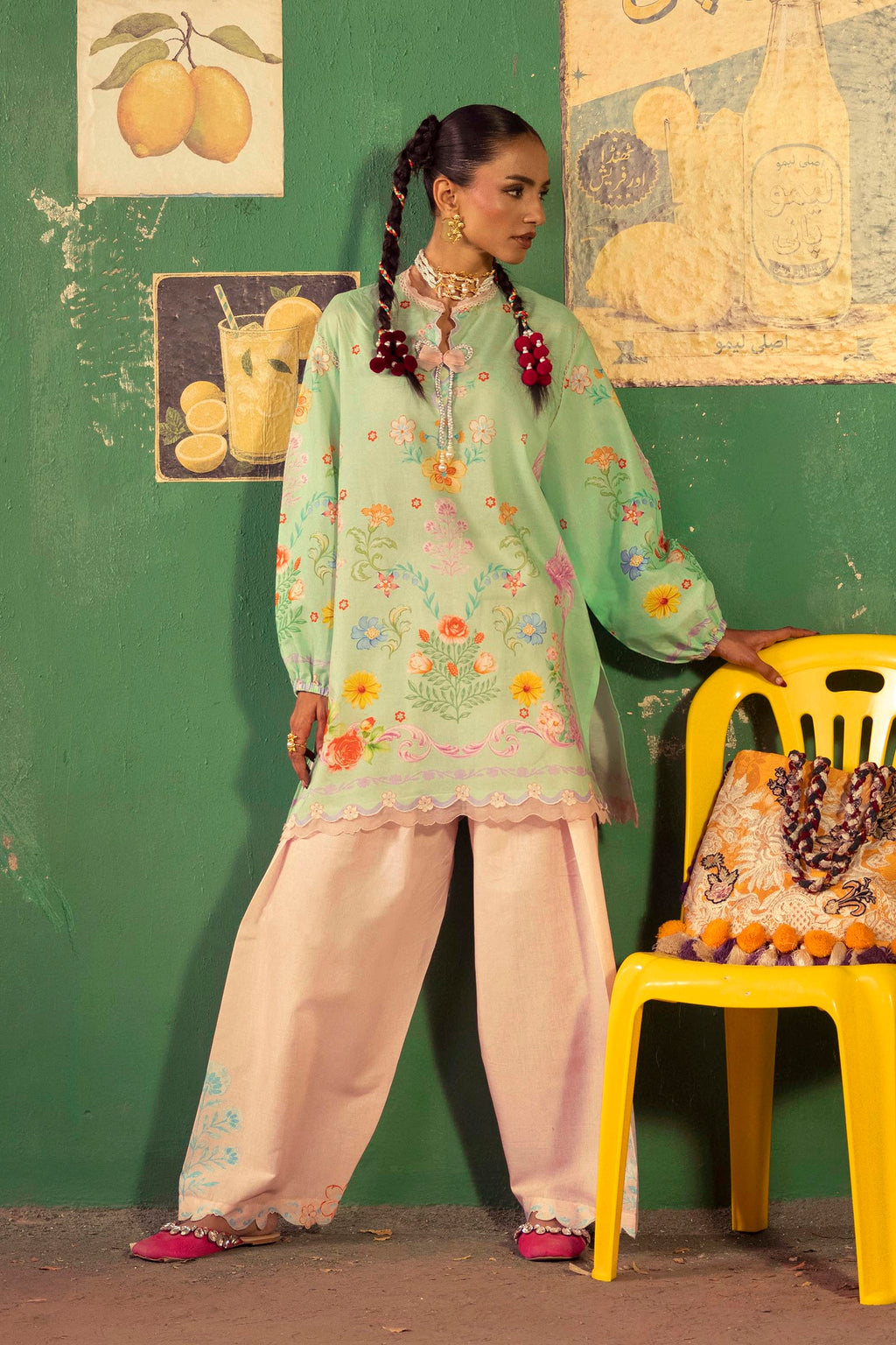 Sana Safinaz | Mahay Summer 26 |S-01 by Sana Safinaz - Designer Dress  - Type : Ladies Clothes - Available at Libayah - 100% Original 