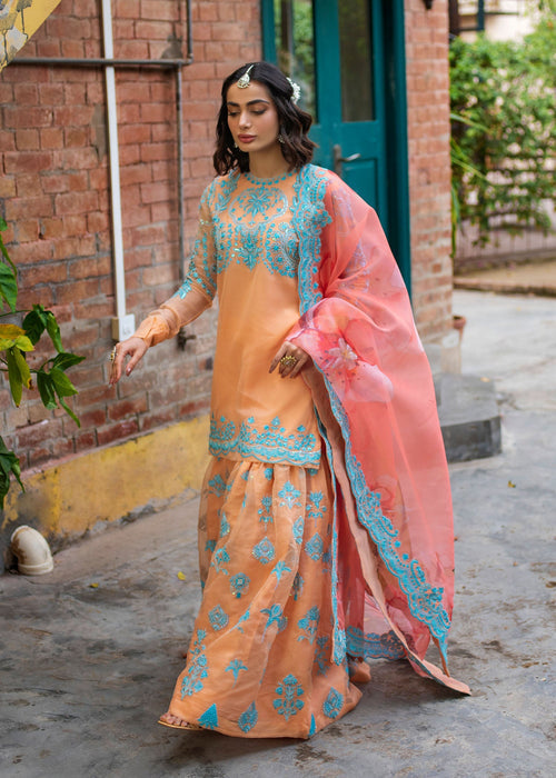 Ali Xeeshan | Chanda Luxury Pret | Qudsia by Ali Xeeshan - Designer Dress - Type: Ladies Clothes - Available at Libayah - 100% Original