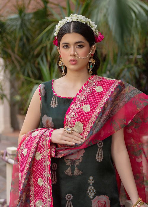 Ali Xeeshan | Chanda Luxury Pret | Green Forest by Ali Xeeshan - Designer Dress - Type: Ladies Clothes - Available at Libayah - 100% Original