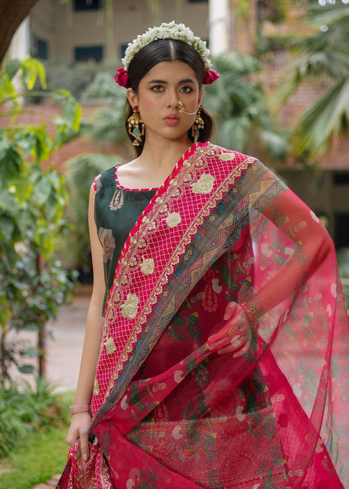 Ali Xeeshan | Chanda Luxury Pret | Green Forest by Ali Xeeshan - Designer Dress - Type: Ladies Clothes - Available at Libayah - 100% Original