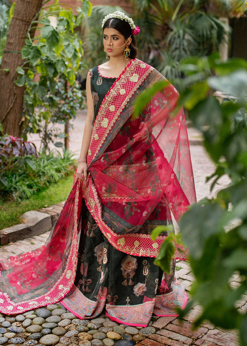 Ali Xeeshan | Chanda Luxury Pret | Green Forest by Ali Xeeshan - Designer Dress - Type: Ladies Clothes - Available at Libayah - 100% Original