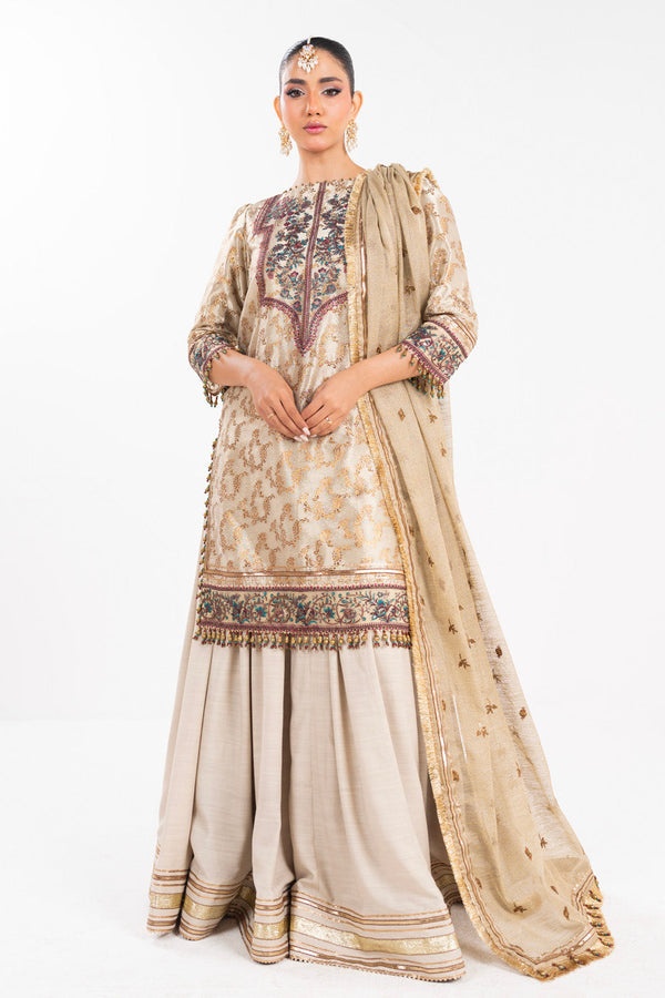 Al Karam | Luxe Formals | RTS | SHIRT, LINING, TROUSER & DUPATTA P by Al Karam - Designer Dress  - Type : Ladies Clothes - Available at Libayah - 100% Original 