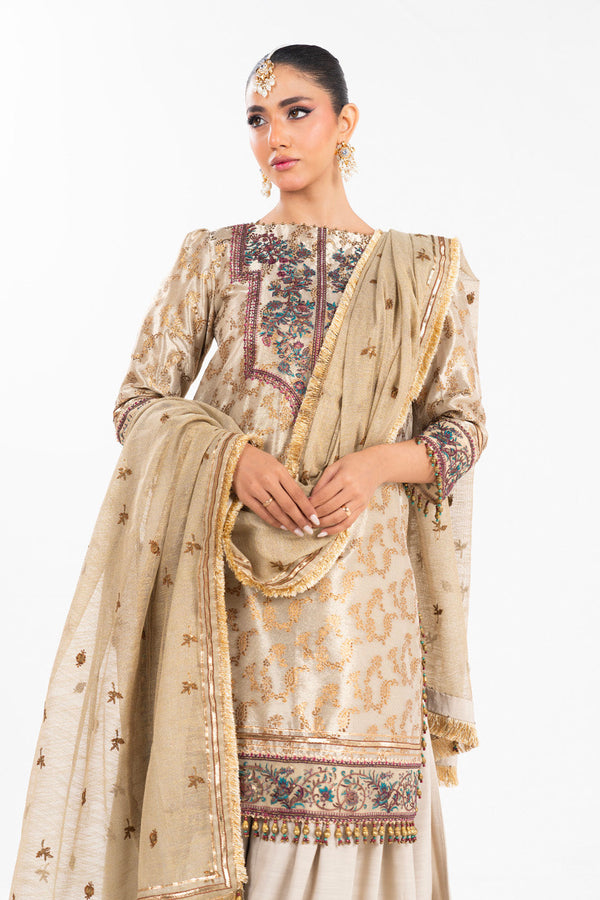 Al Karam | Luxe Formals | RTS | SHIRT, LINING, TROUSER & DUPATTA P by Al Karam - Designer Dress  - Type : Ladies Clothes - Available at Libayah - 100% Original 