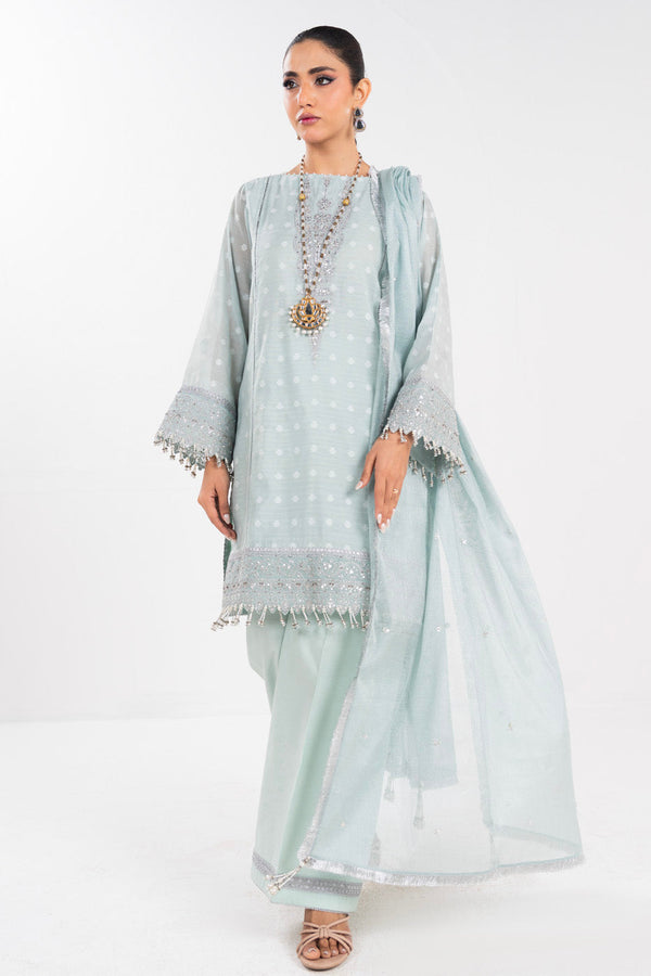 Al Karam | Luxe Formals | RTS | SHIRT, LINING, TROUSER & DUPATTA E by Al Karam - Designer Dress  - Type : Ladies Clothes - Available at Libayah - 100% Original 