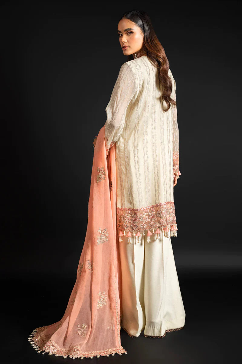 Alkaram | Heavy Formals 24 | HF-06-24-Cream by Alkaram - Designer Dress - Type: Ladies Clothes - Available at Libayah - 100% Original
