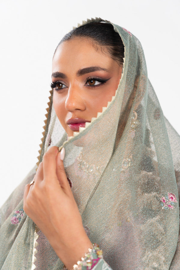 Al Karam | Luxe Formals | RTS | SHIRT, LINING, TROUSER & DUPATTA H by Al Karam - Designer Dress  - Type : Ladies Clothes - Available at Libayah - 100% Original 