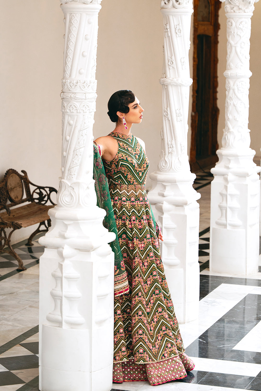 Saira Rizwan | Naqsh Festive 2024 | SRN24-06 PENELOPE by Saira Rizwan - Designer Dress - Type: Ladies Clothes - Available at Libayah - 100% Original