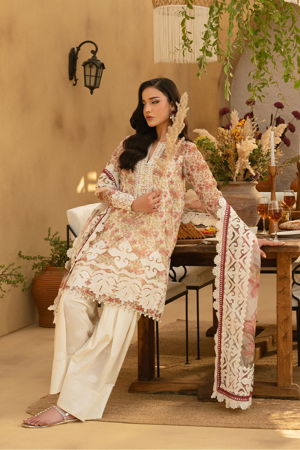 Saira Rizwan | Luxury Lawn 25 | MAYA-SRL25-06 by Saira Rizwan - Designer Dress - Type: Ladies Clothes - Available at Libayah - 100% Original