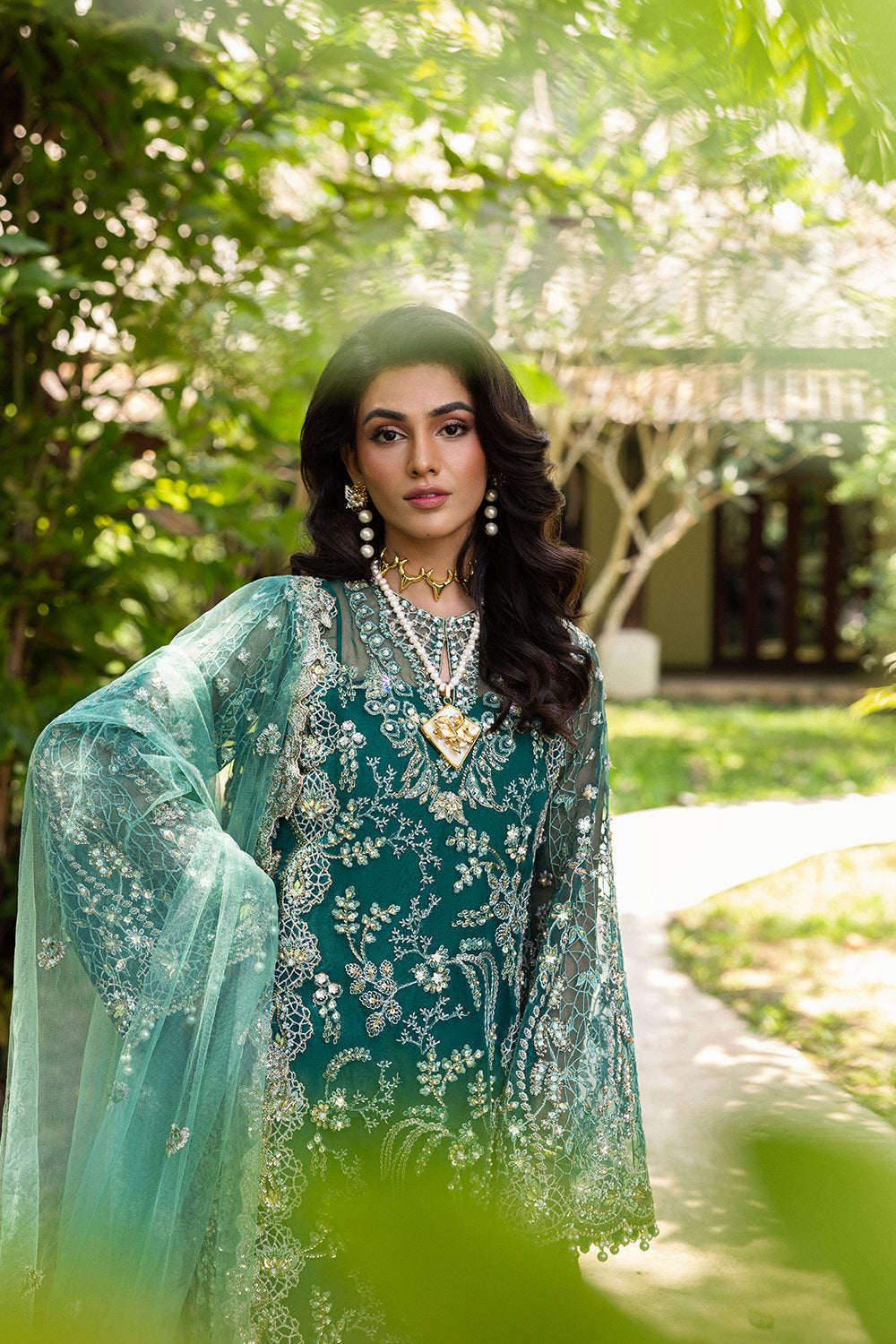 KIANA-SRF25-04 – authentic Pakistani wedding dress from the Saira Rizwan Wedding 2025 bridal collection for women in the UK.