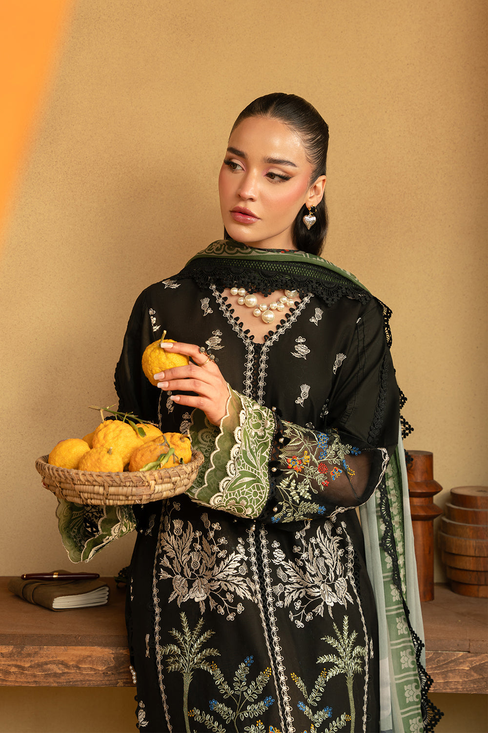Saira Rizwan | Luxury Lawn 25 | MARY-SRL25-07 by Saira Rizwan - Designer Dress - Type: Ladies Clothes - Available at Libayah - 100% Original