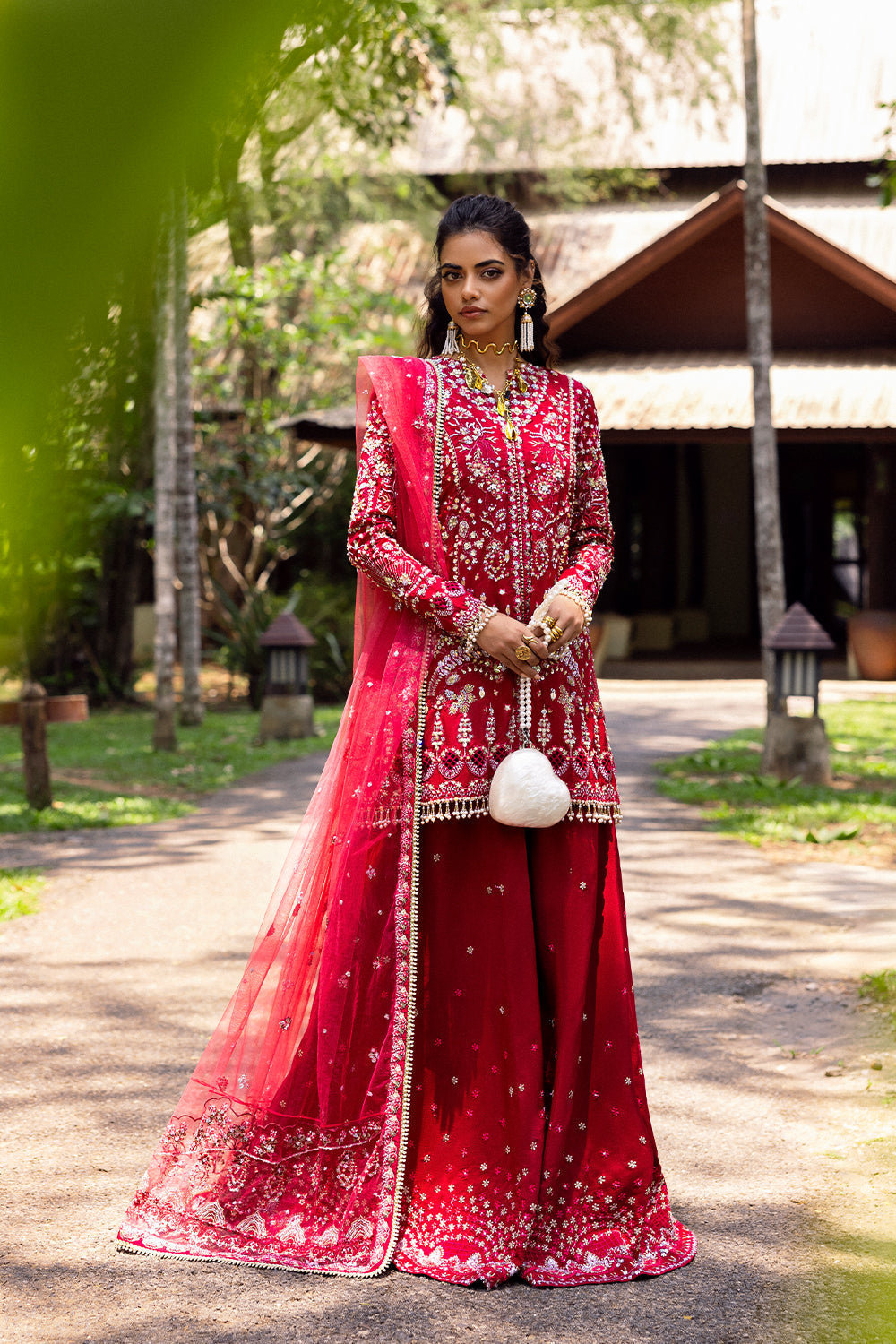 GOLNAR-SRF25-01 – authentic Pakistani wedding dress from the Saira Rizwan Wedding 2025 bridal collection for women in the UK.