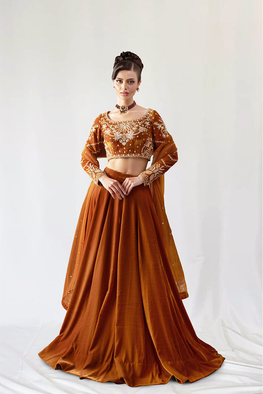 Saira Rizwan | Velvet Pret 25 | AMBERIN-SRVP25-11 by Saira Rizwan - Designer Dress - Type : Ladies Clothes - Available at Libayah - 100% Original 