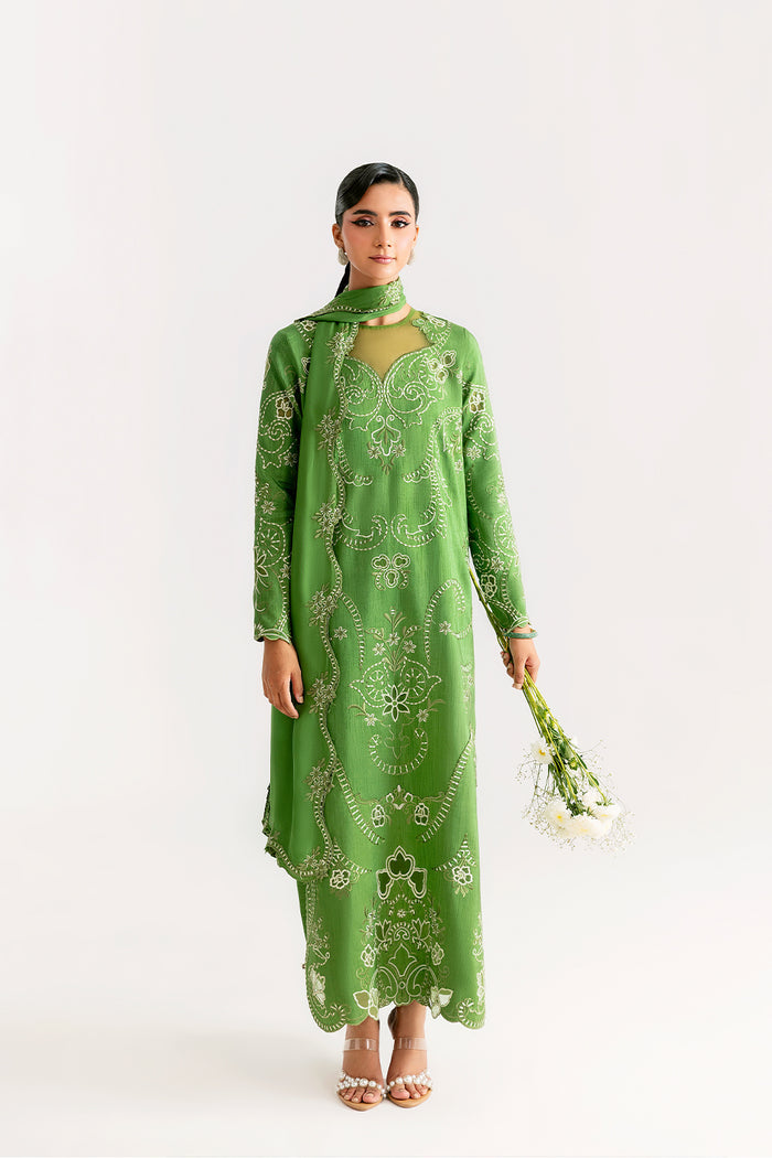 AUREE – authentic Pakistani dress from the Saira Rizwan Silk Pret 25 collection for women in the UK.