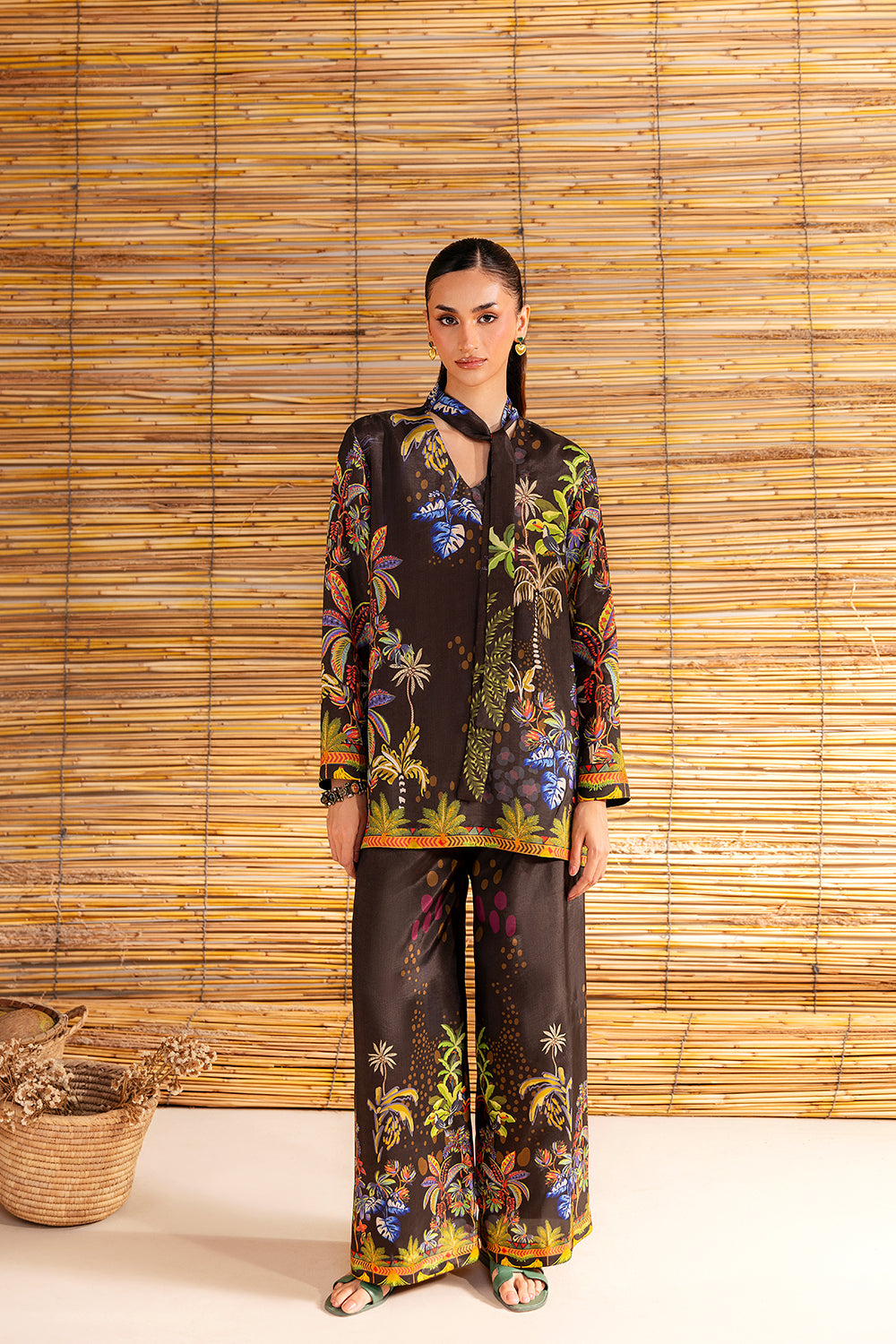 COCONUT CRUSH - SRSP-25-02 – authentic Pakistani dress from the Saira Rizwan Silk Coords 25 collection for women in the UK.