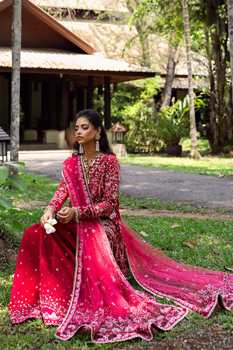 GOLNAR-SRF25-01 – authentic Pakistani wedding dress from the Saira Rizwan Wedding 2025 bridal collection for women in the UK.