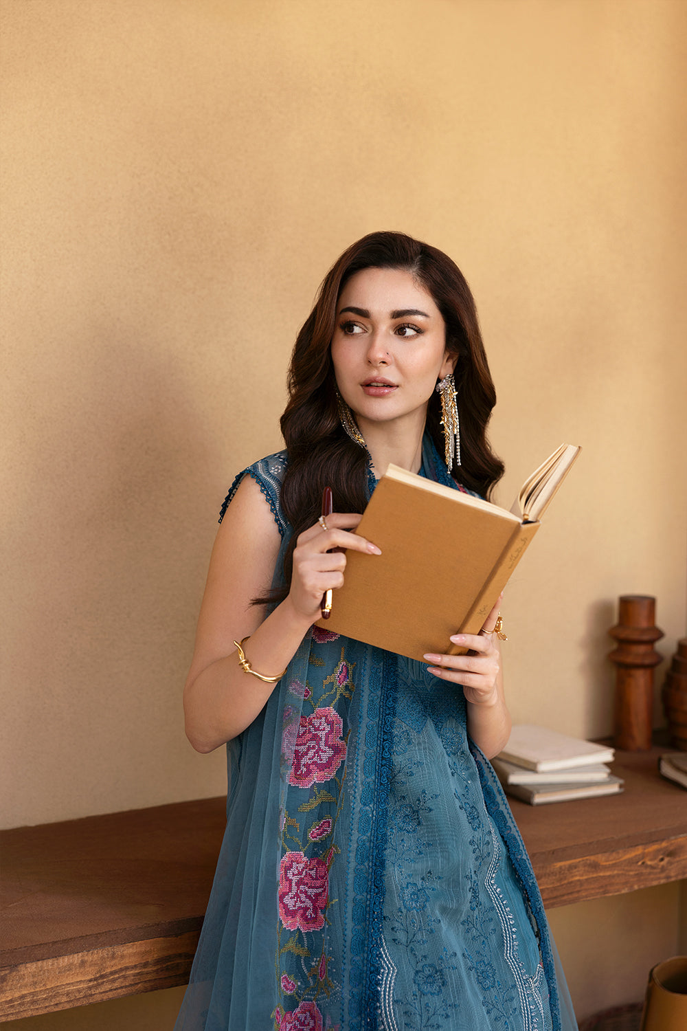 Saira Rizwan | Luxury Lawn 25 | ALMA-SRL25-12 by Saira Rizwan - Designer Dress - Type: Ladies Clothes - Available at Libayah - 100% Original